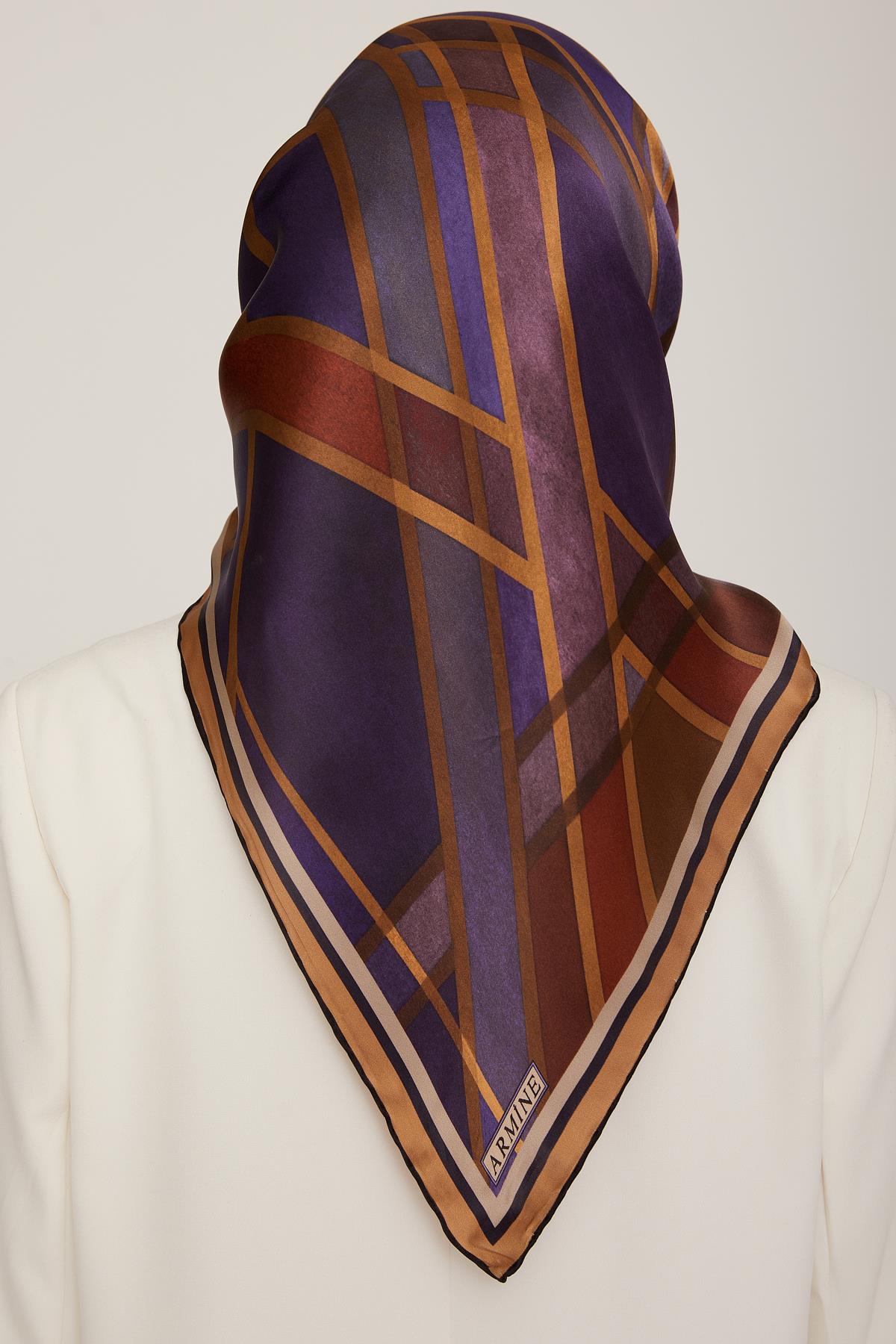 Armine İpek Saten Eşarp 8843D-05