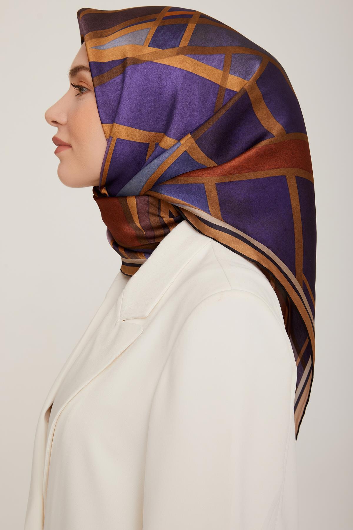 Armine İpek Saten Eşarp 8843D-05