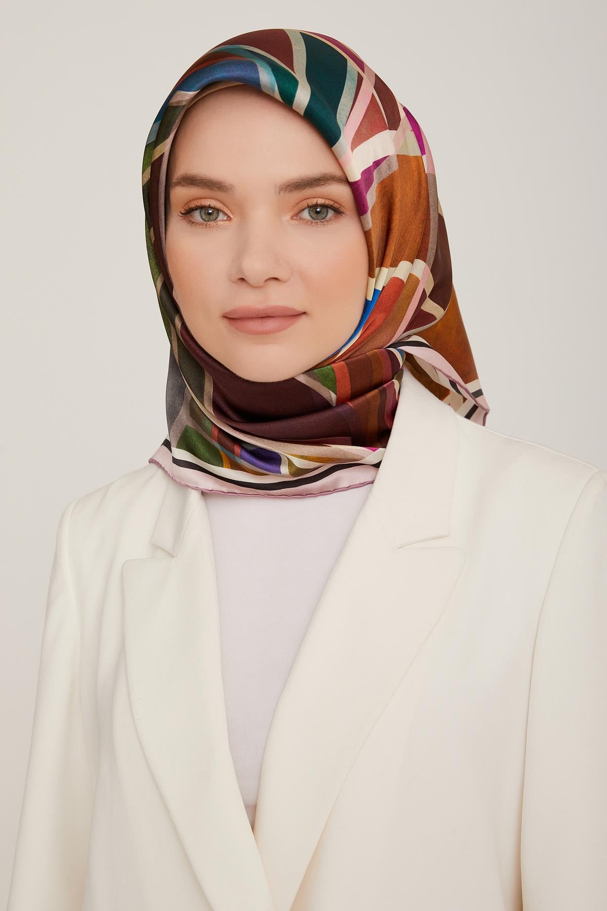 Armine İpek Saten Eşarp 8843D-32