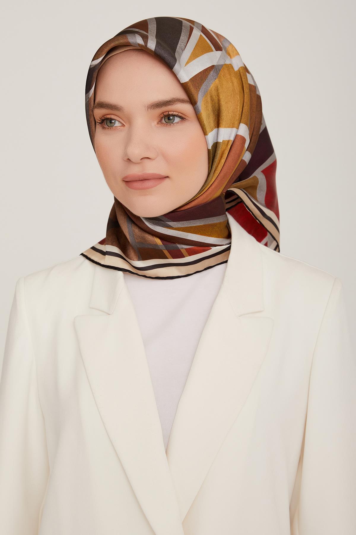 Armine İpek Saten Eşarp 8843D-37