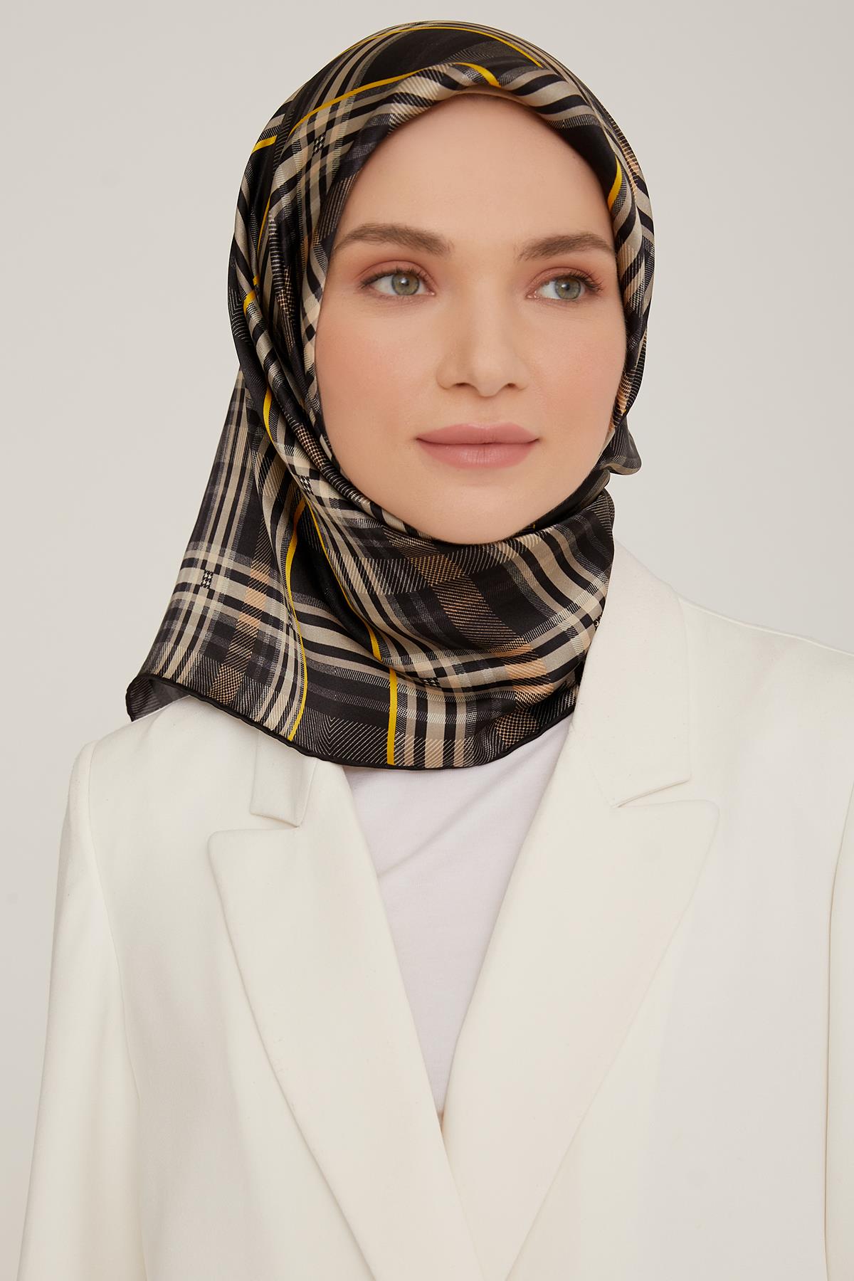 Armine İpek Saten Eşarp 8852D-55