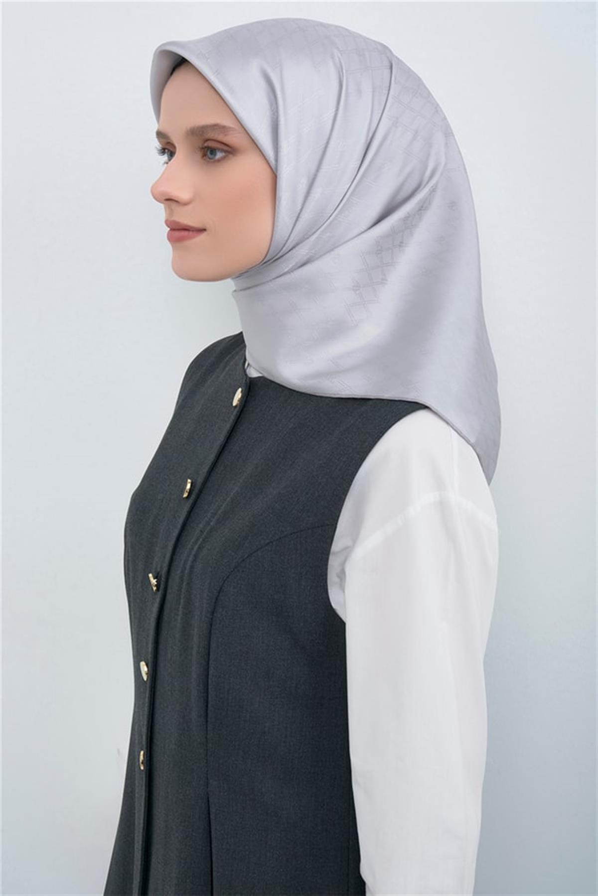 Armine Jakarlı İpek Eşarp 2003D E25KA2003D01-24