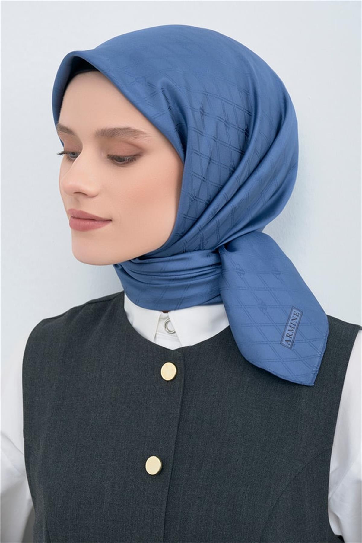 Armine Jakarlı İpek Eşarp 2003D E25KA2003D01-26