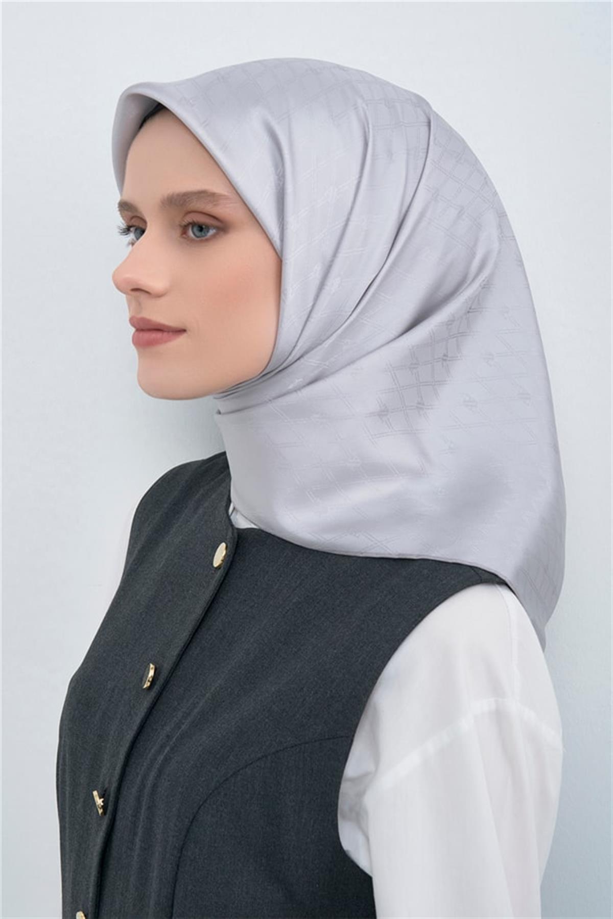 Armine Jakarlı İpek Eşarp 2003D E25KA2003D01-24