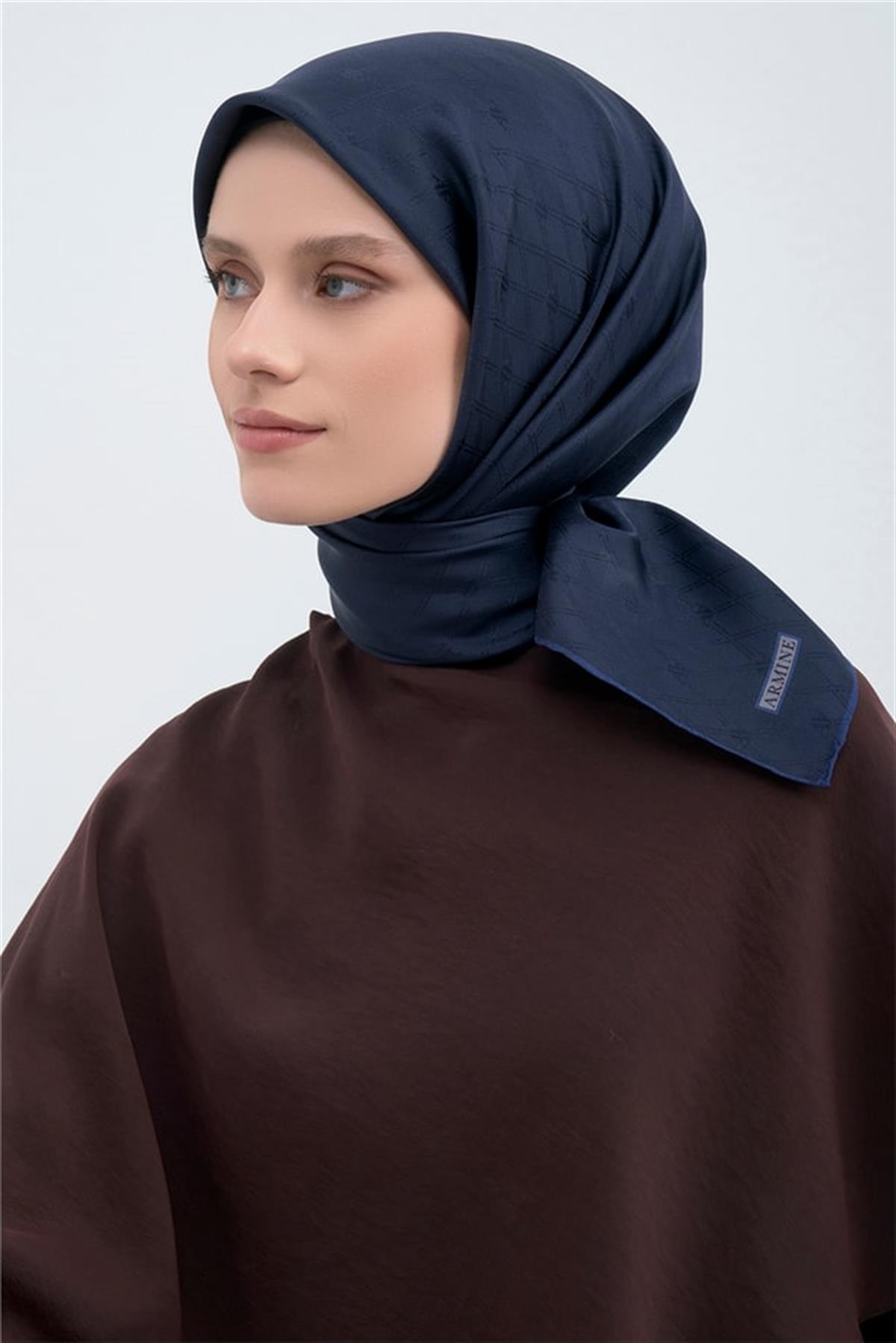 Armine Jakarlı İpek Eşarp 2003D E25KA2003D01-21