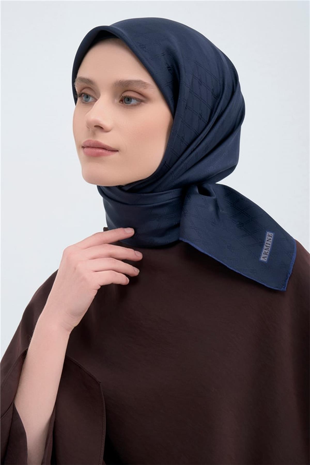 Armine Jakarlı İpek Eşarp 2003D E25KA2003D01-21