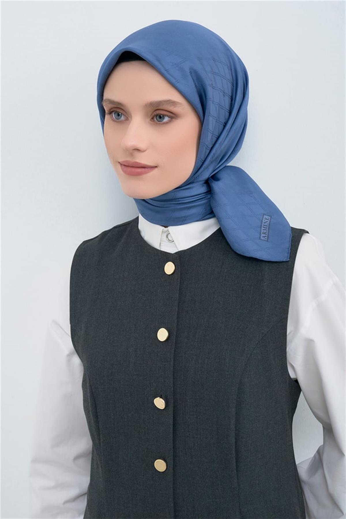 Armine Jakarlı İpek Eşarp 2003D E25KA2003D01-26