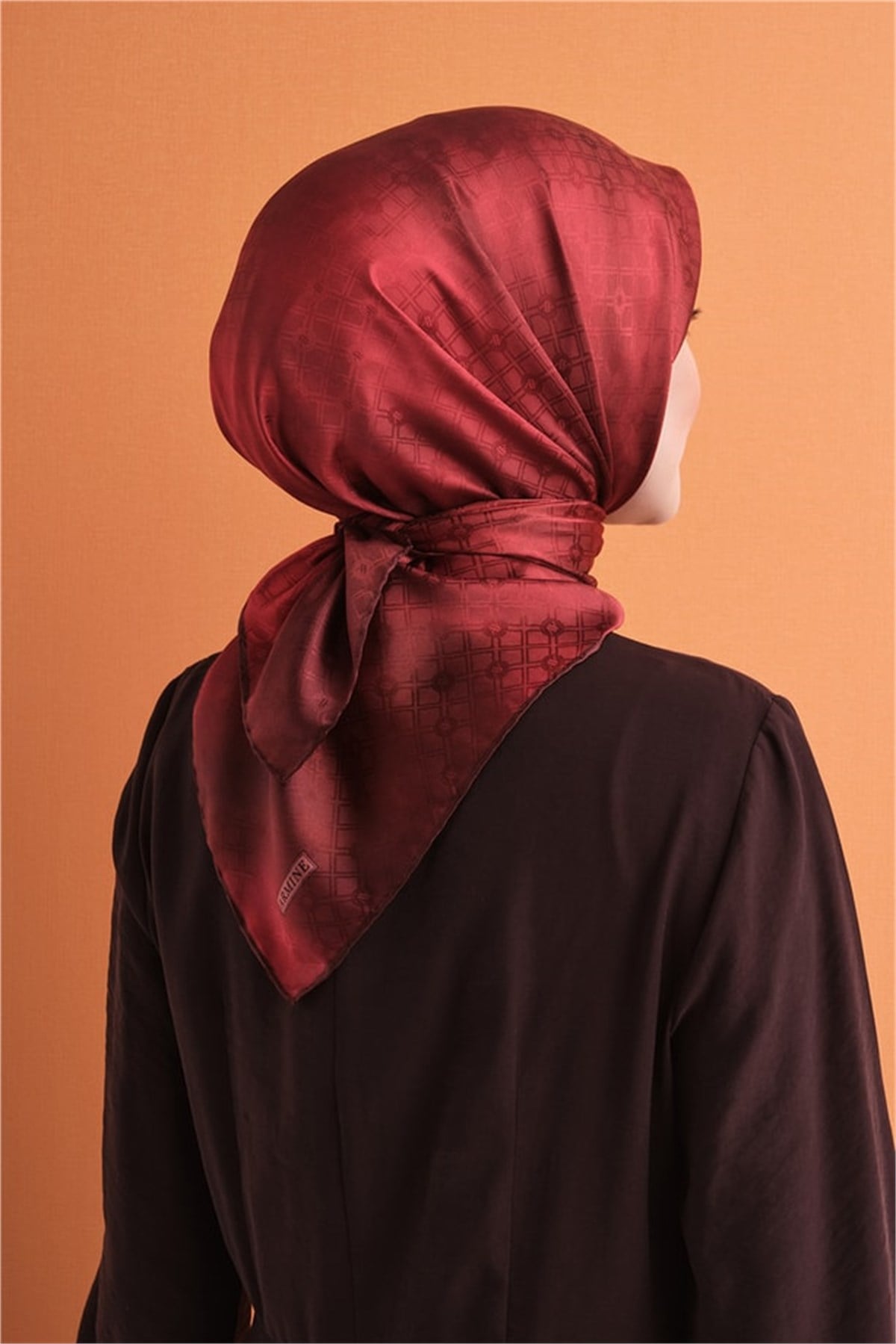 Armine Jakarlı İpek Eşarp 9647D-09