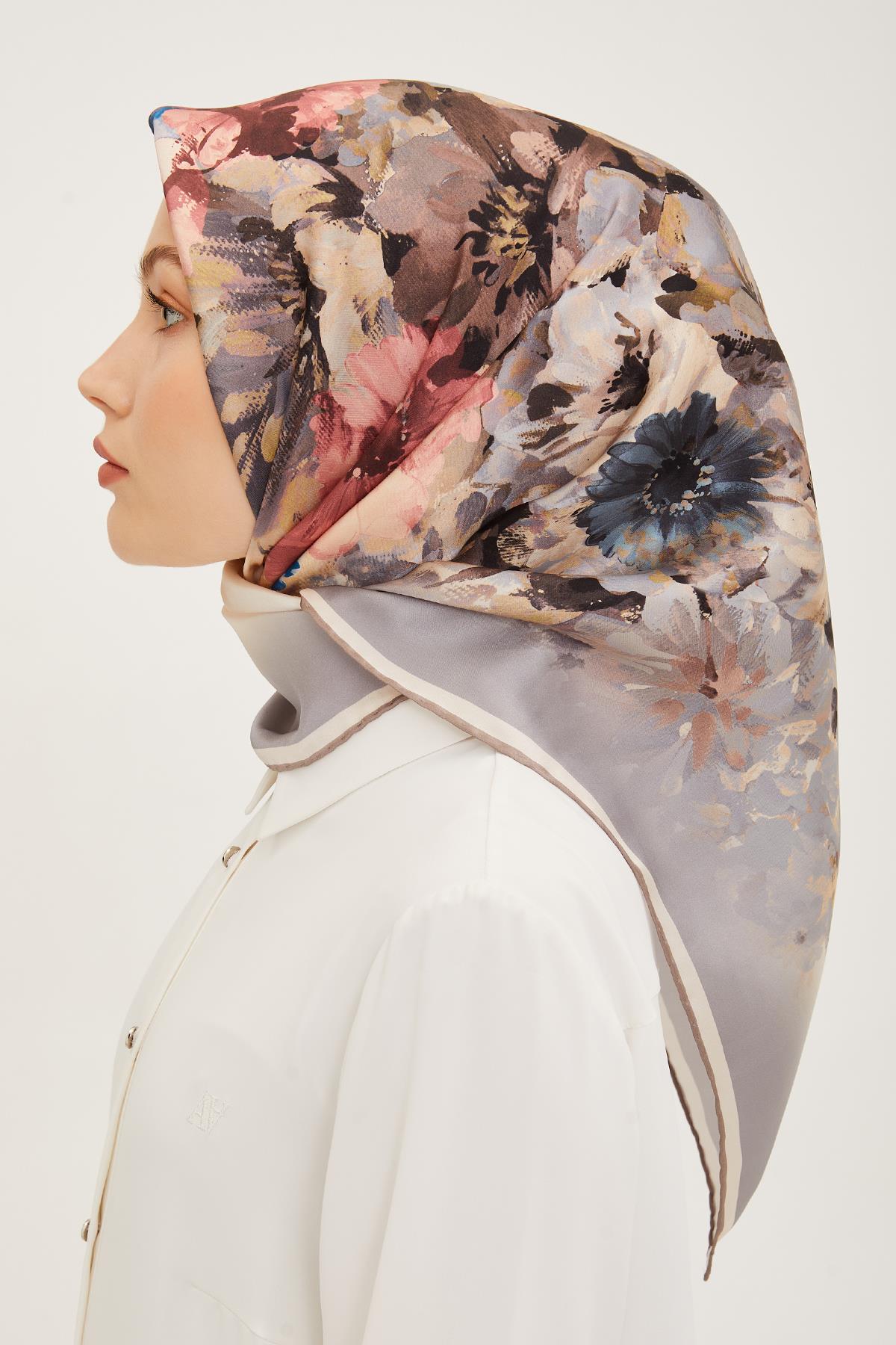Armine Saten İpek Eşarp 8949D E23YA8949D01-08