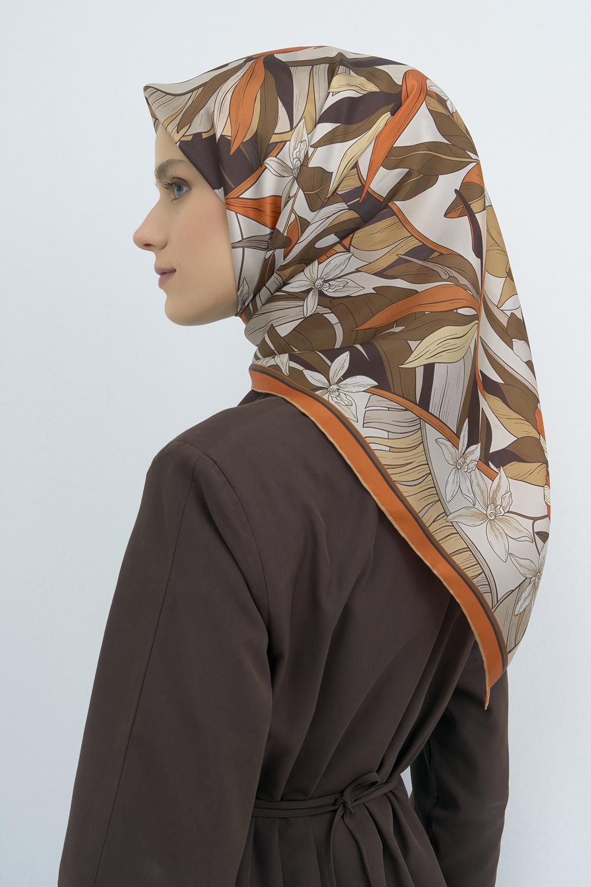 Armine Saten İpek Eşarp 9500D E26YA9500D01-80