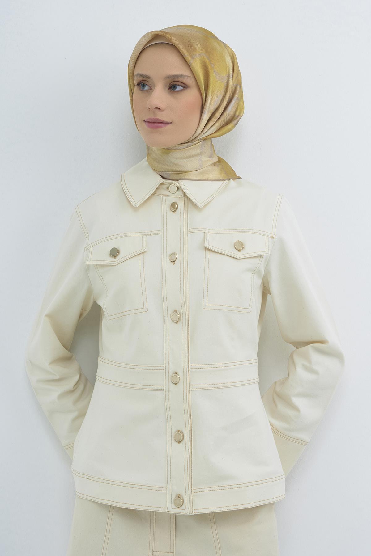 Armine Saten İpek Eşarp 9501D E26YA9501D01-34