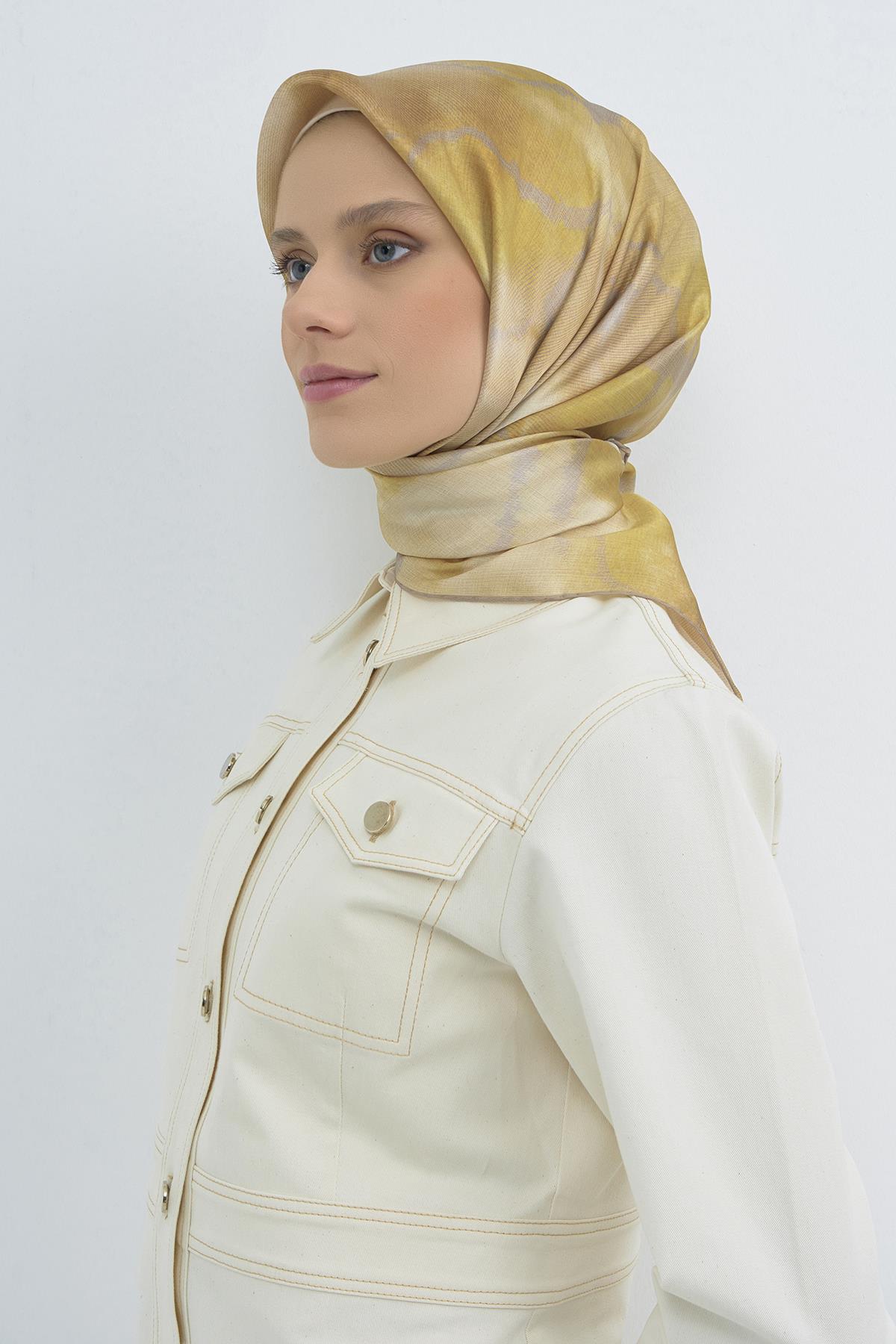 Armine Saten İpek Eşarp 9501D E26YA9501D01-34