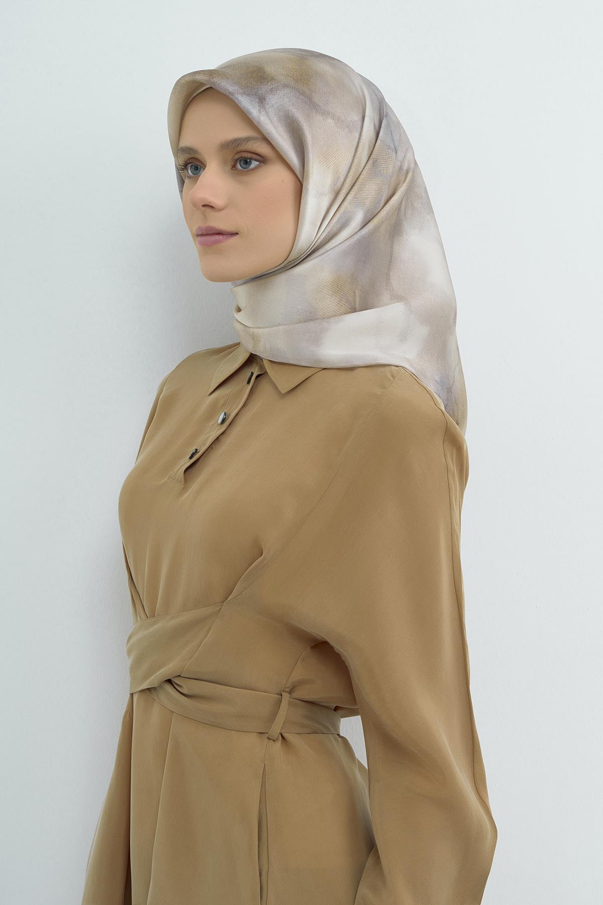 Armine Saten İpek Eşarp 9501D E26YA9501D01-84