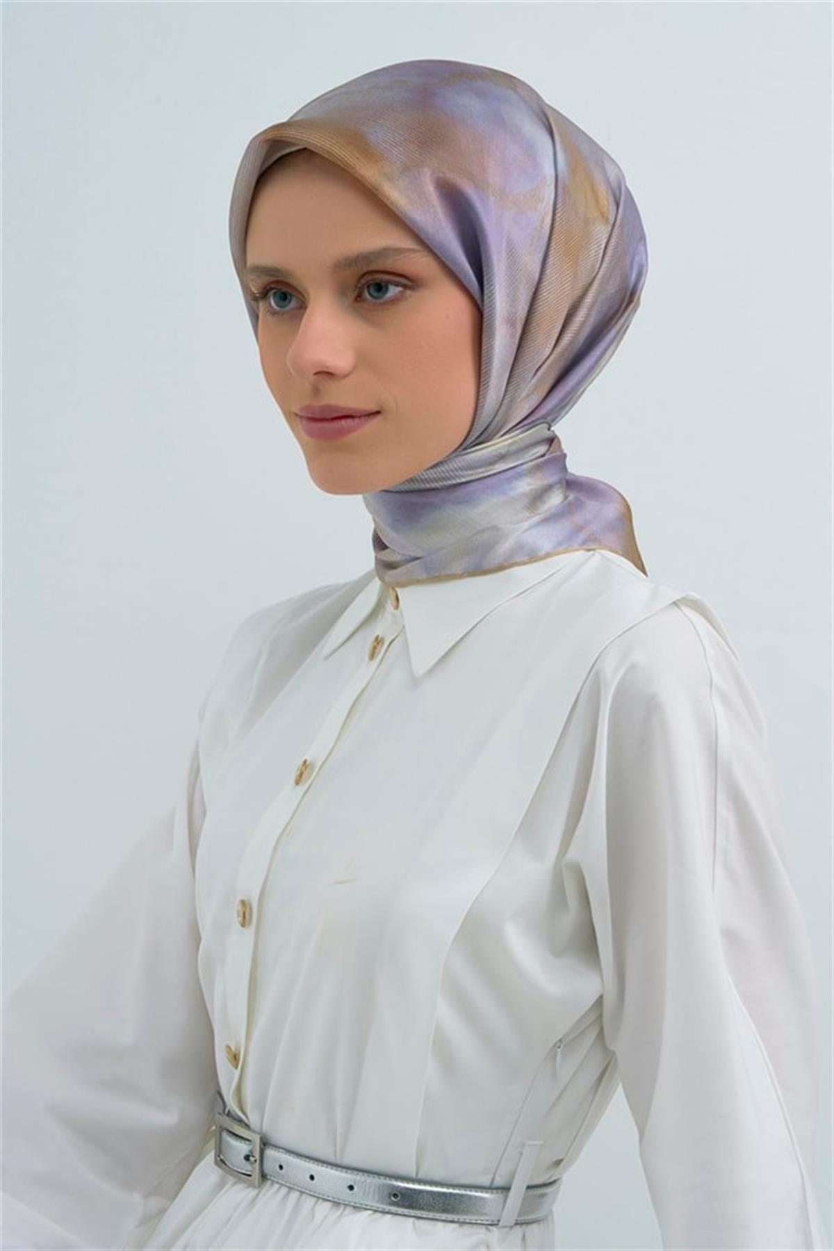 Armine Saten İpek Eşarp 9501D E26YA9501D01-31
