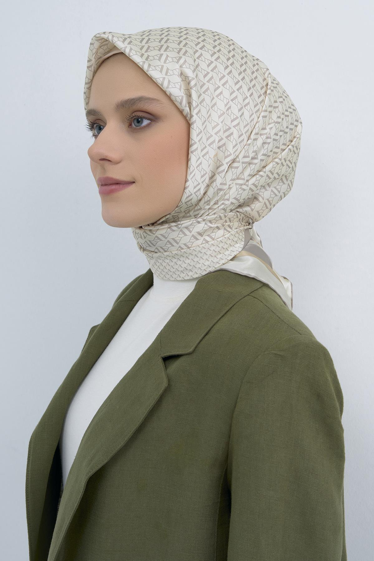 Armine Saten İpek Eşarp 9502D E26YA9502D01-80