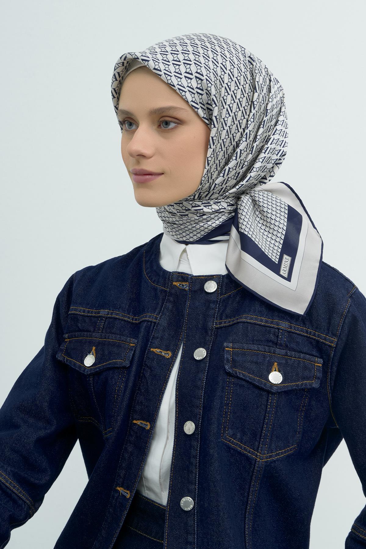 Armine Saten İpek Eşarp 9502D E26YA9502D01-01