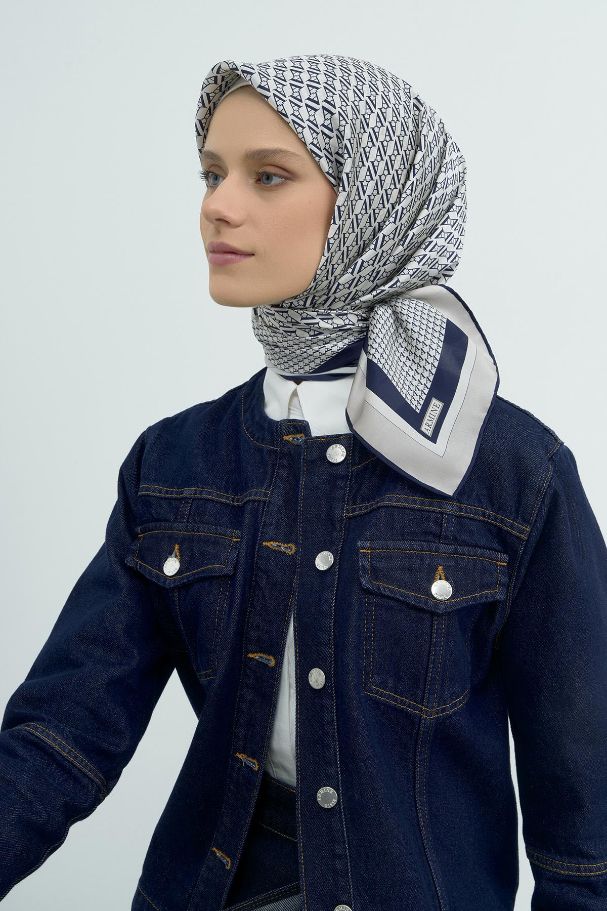 Armine Saten İpek Eşarp 9502D E26YA9502D01-01