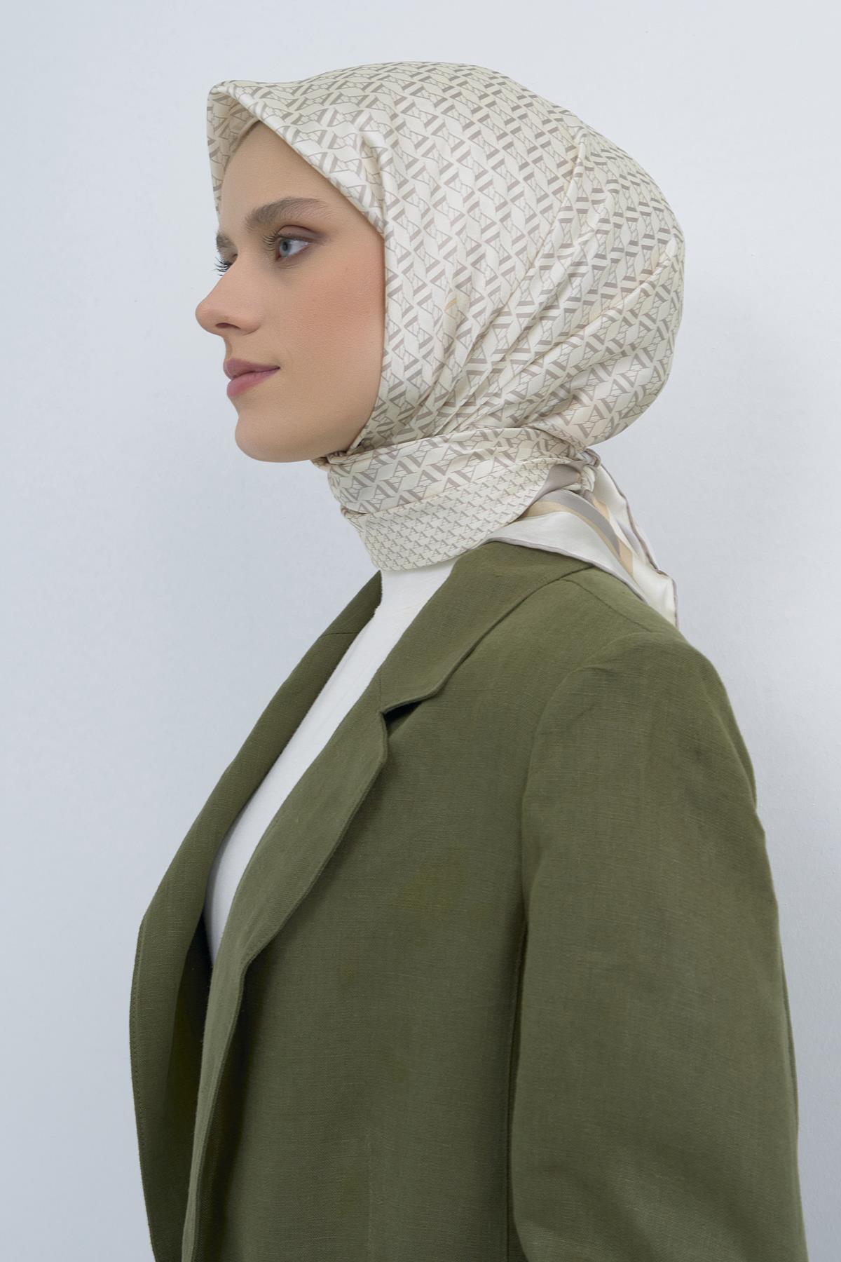 Armine Saten İpek Eşarp 9502D E26YA9502D01-80