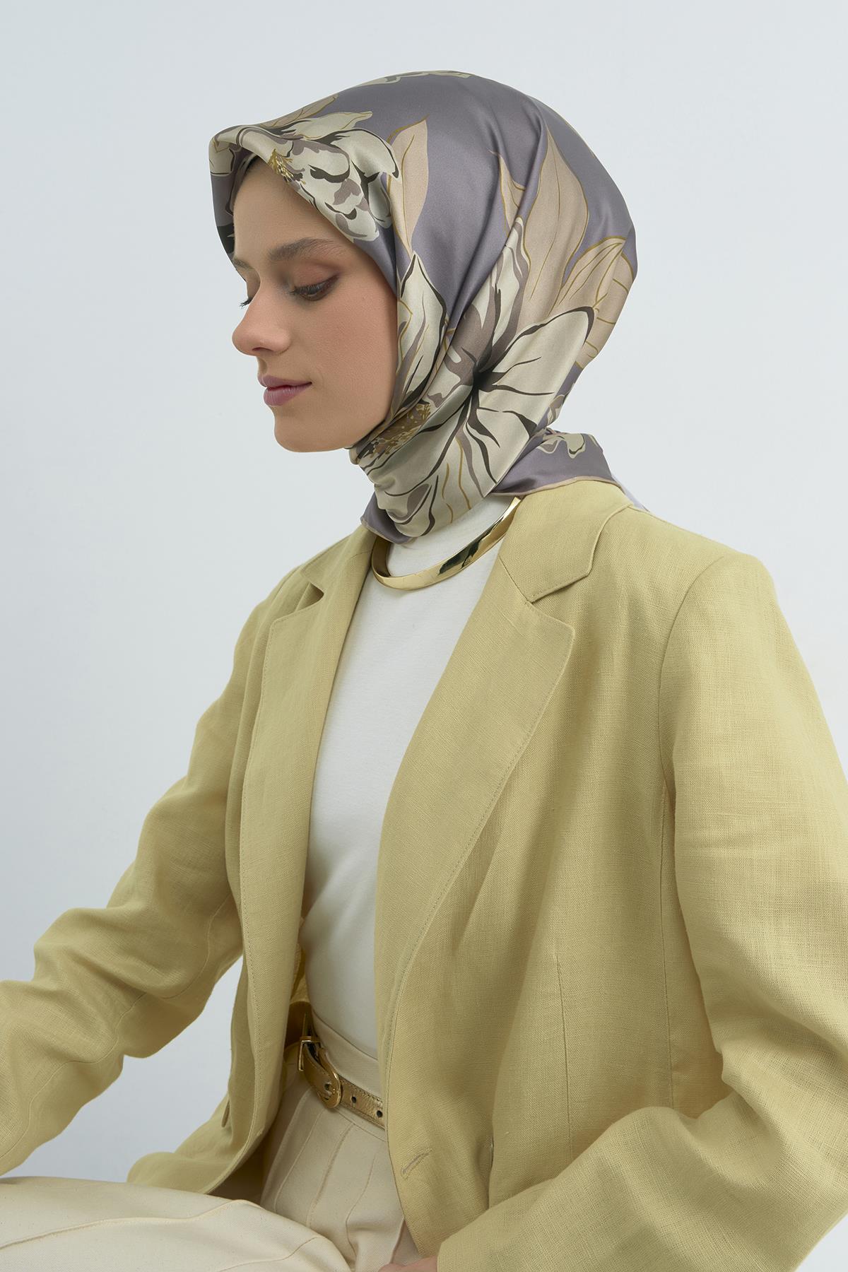 Armine Saten İpek Eşarp 9509D E26YA9509D01-51