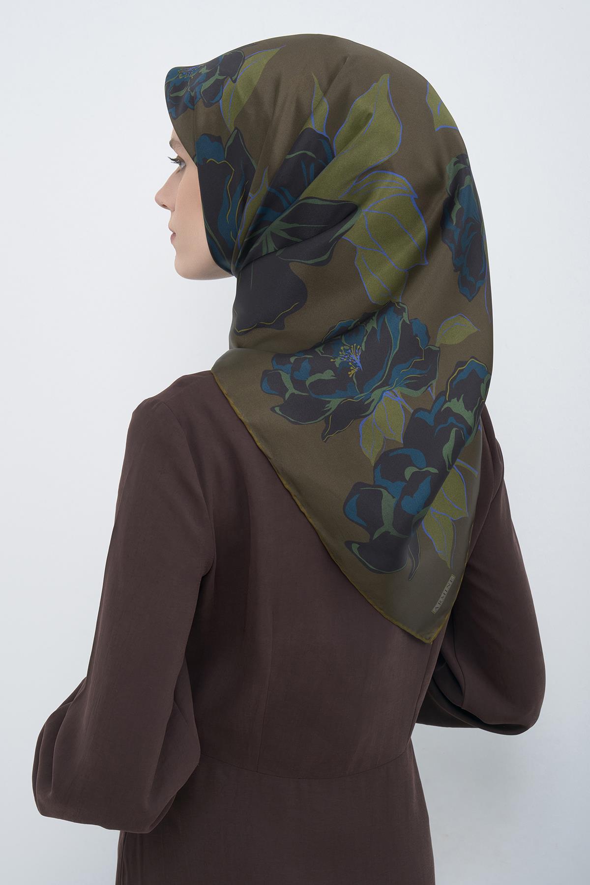 Armine Saten İpek Eşarp 9509D E26YA9509D01-56