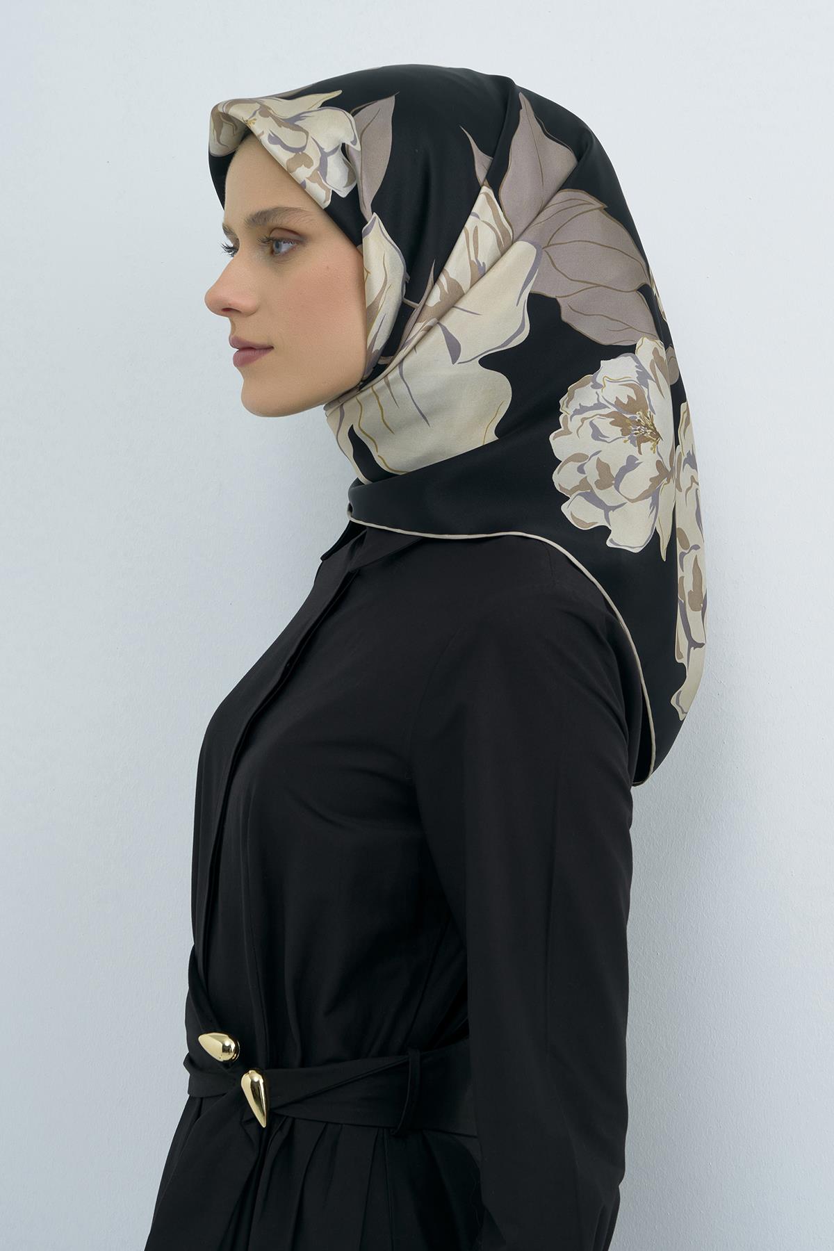 Armine Saten İpek Eşarp 9509D E26YA9509D01-09