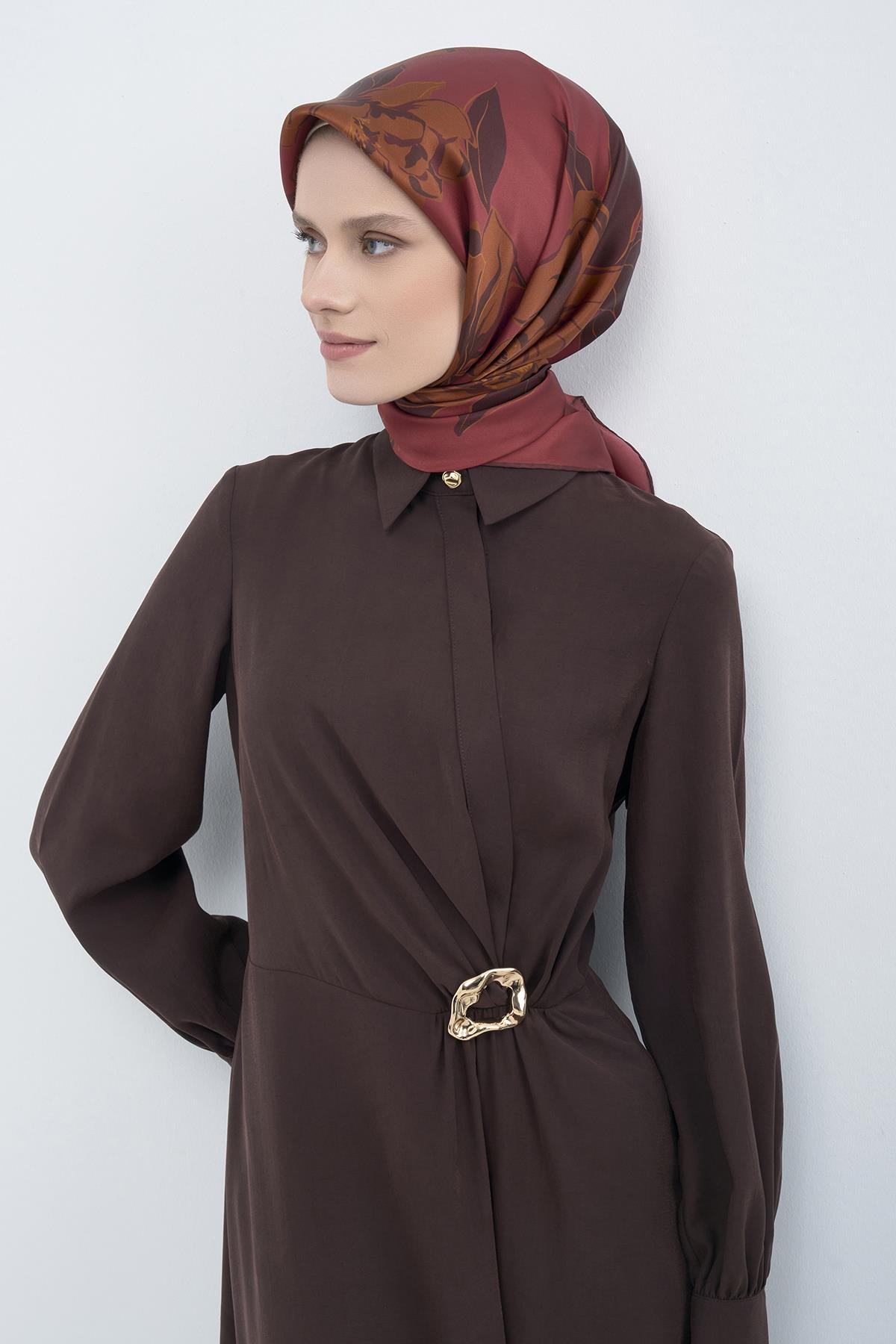Armine Saten İpek Eşarp 9509D E26YA9509D01-61