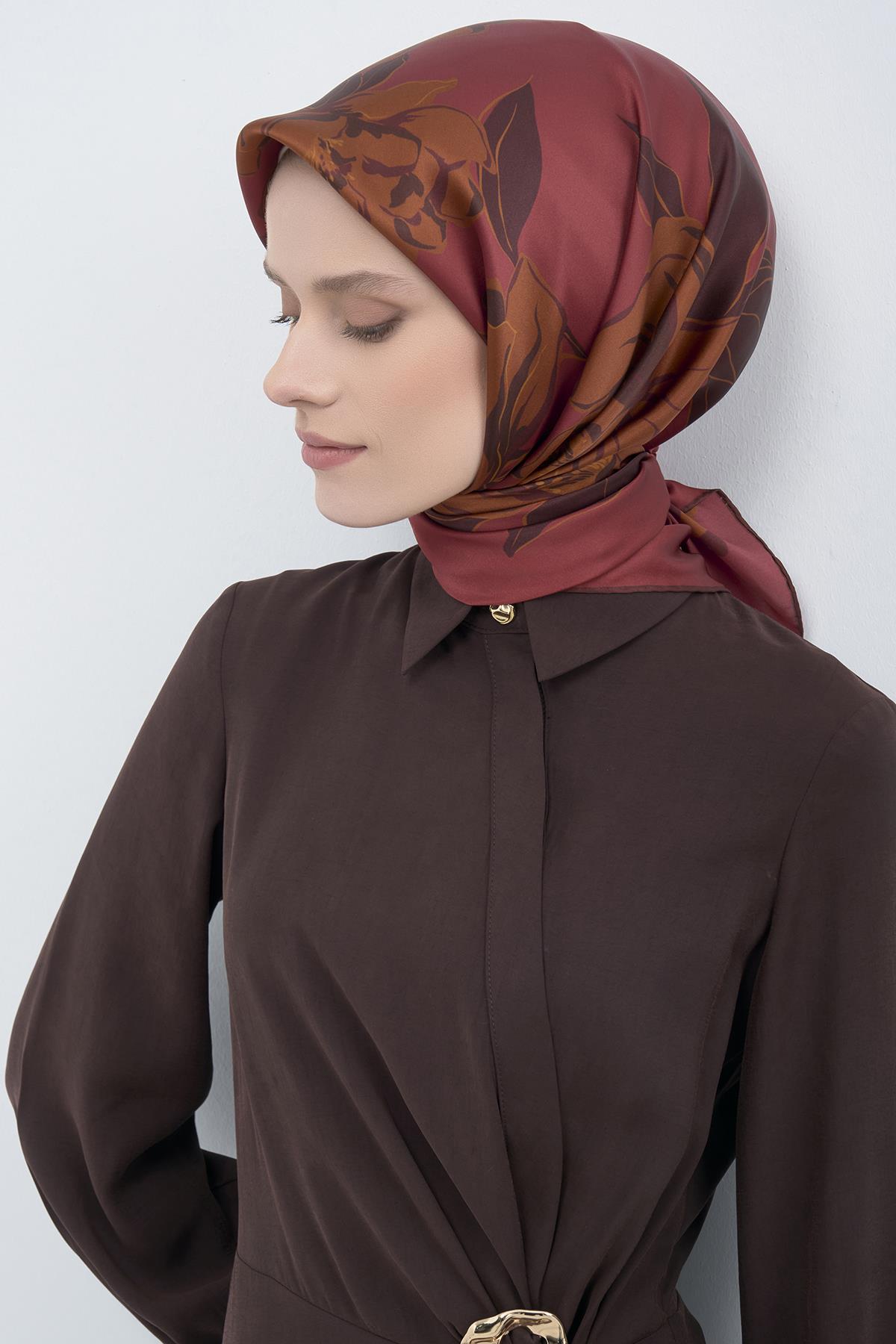 Armine Saten İpek Eşarp 9509D E26YA9509D01-61