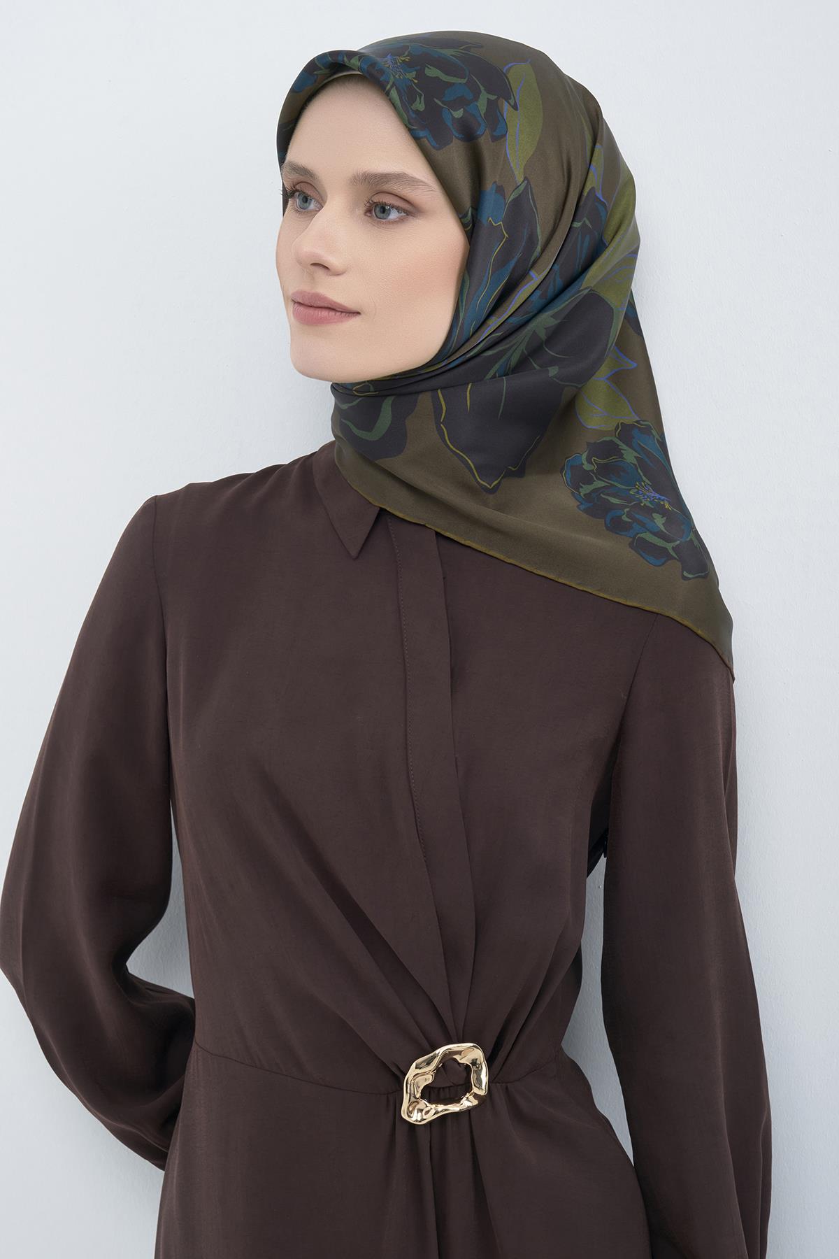 Armine Saten İpek Eşarp 9509D E26YA9509D01-56