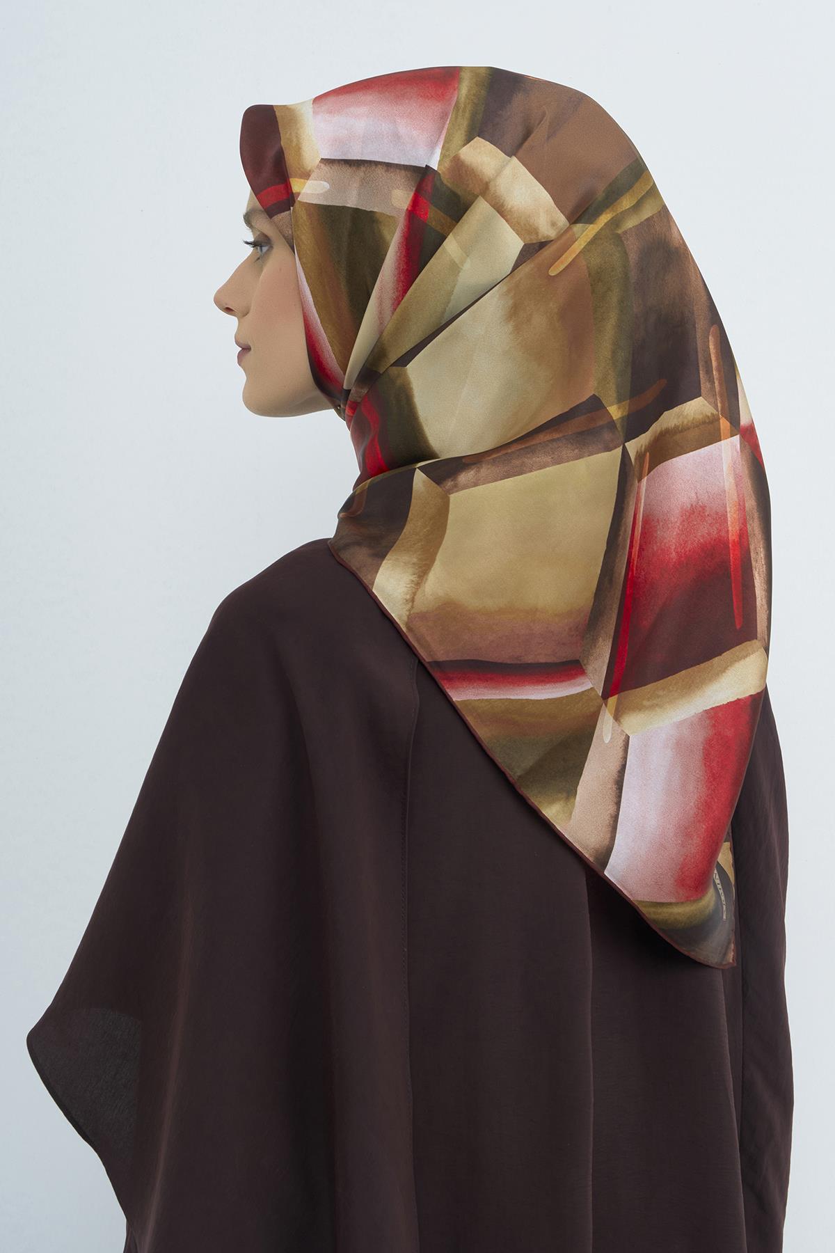 Armine Saten İpek Eşarp 9510D E26YA9510D01-36