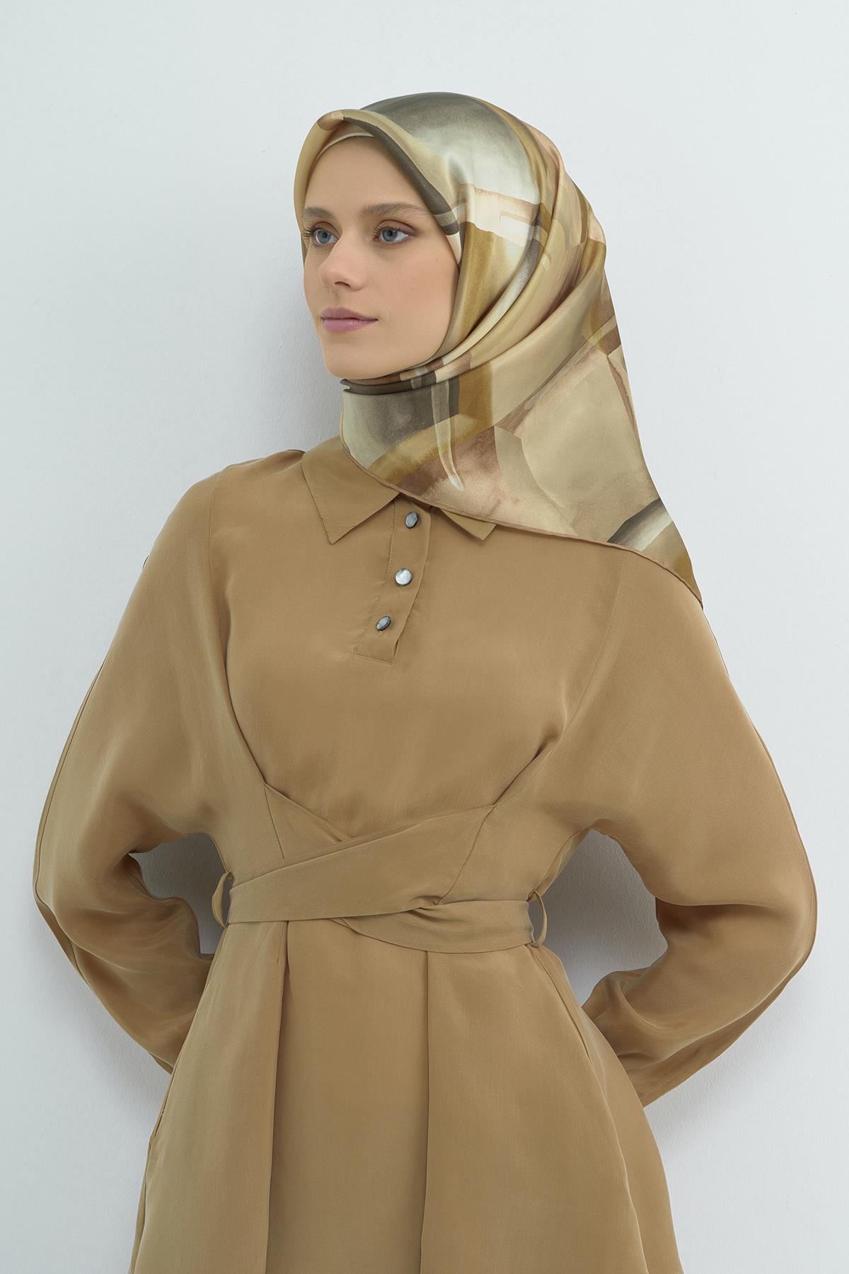 Armine Saten İpek Eşarp 9510D E26YA9510D01-53