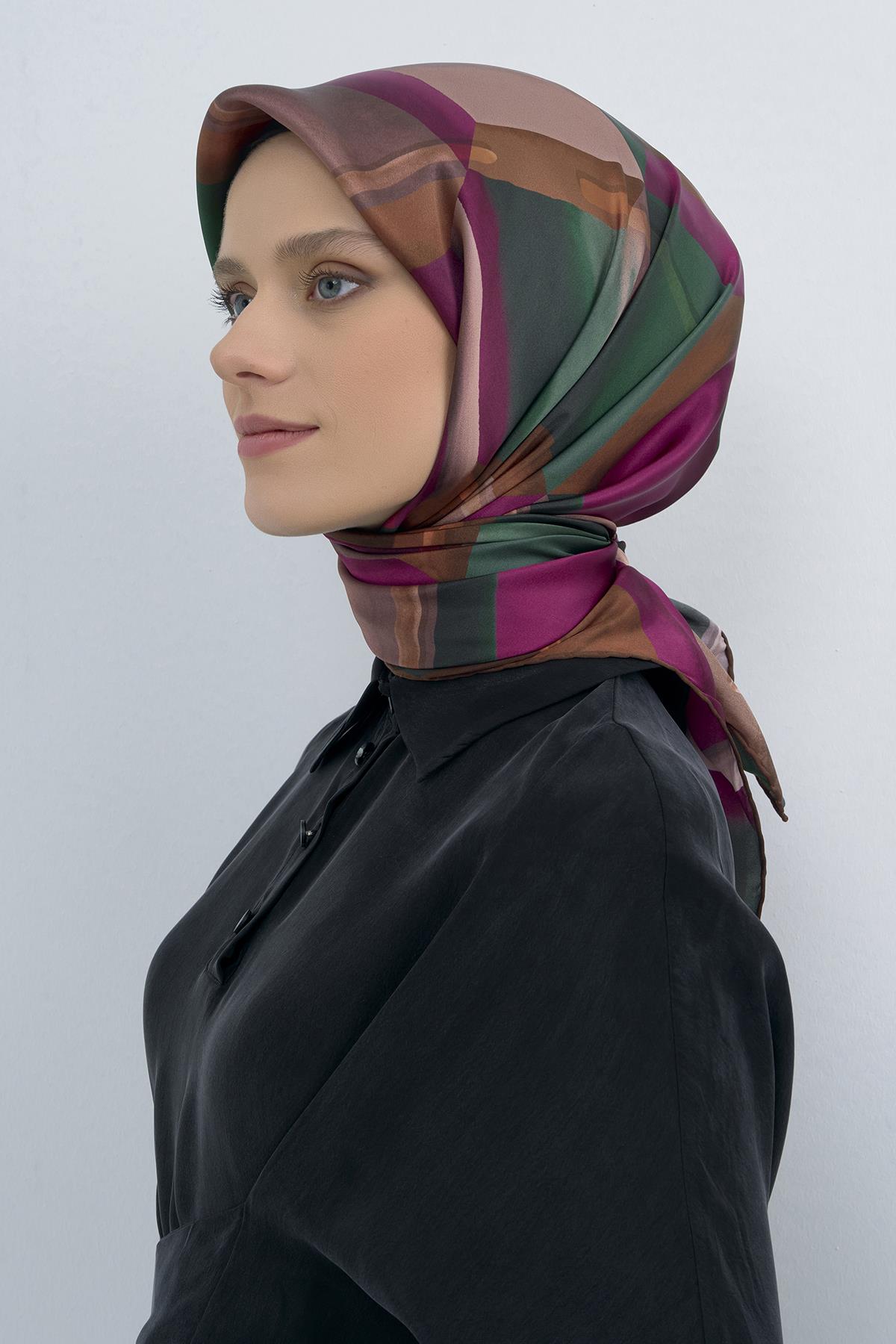 Armine Saten İpek Eşarp 9510D E26YA9510D01-84