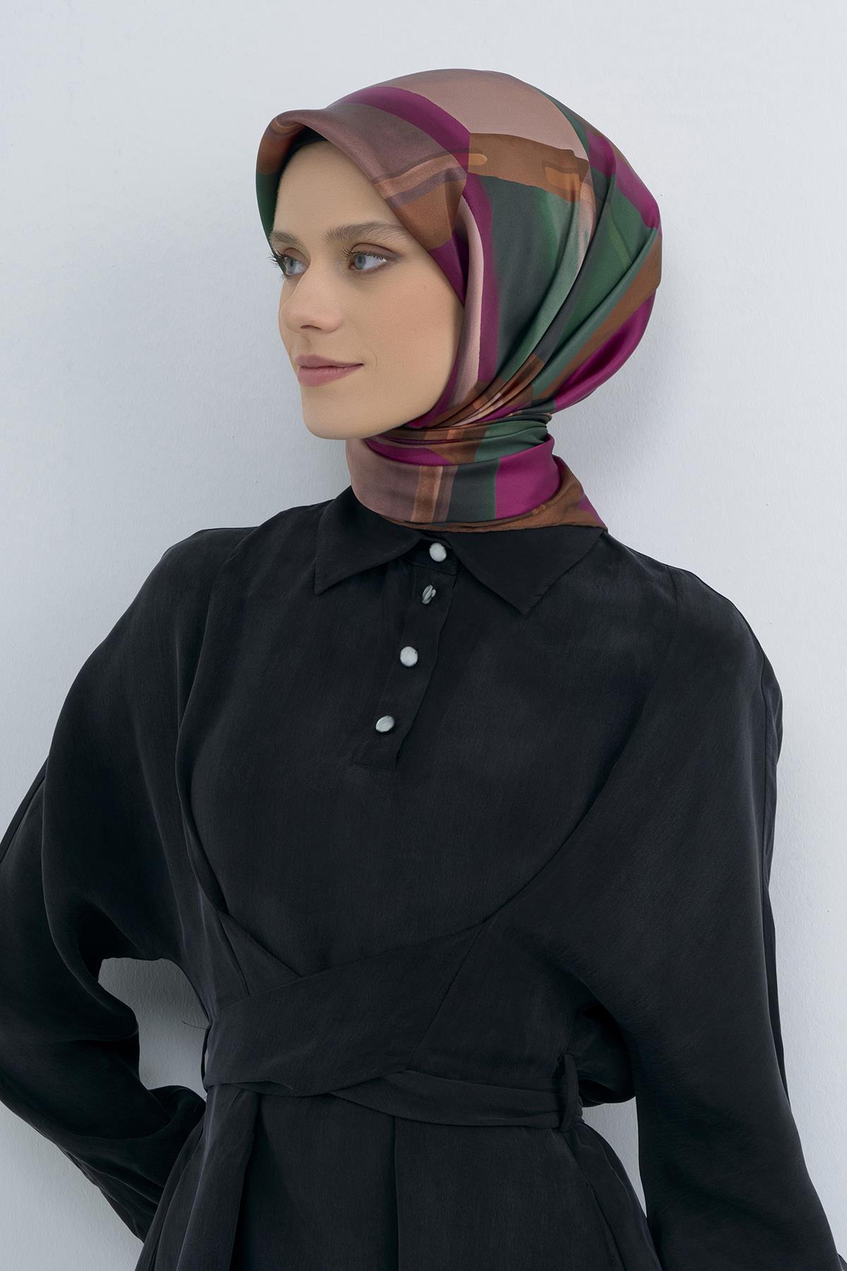 Armine Saten İpek Eşarp 9510D E26YA9510D01-84