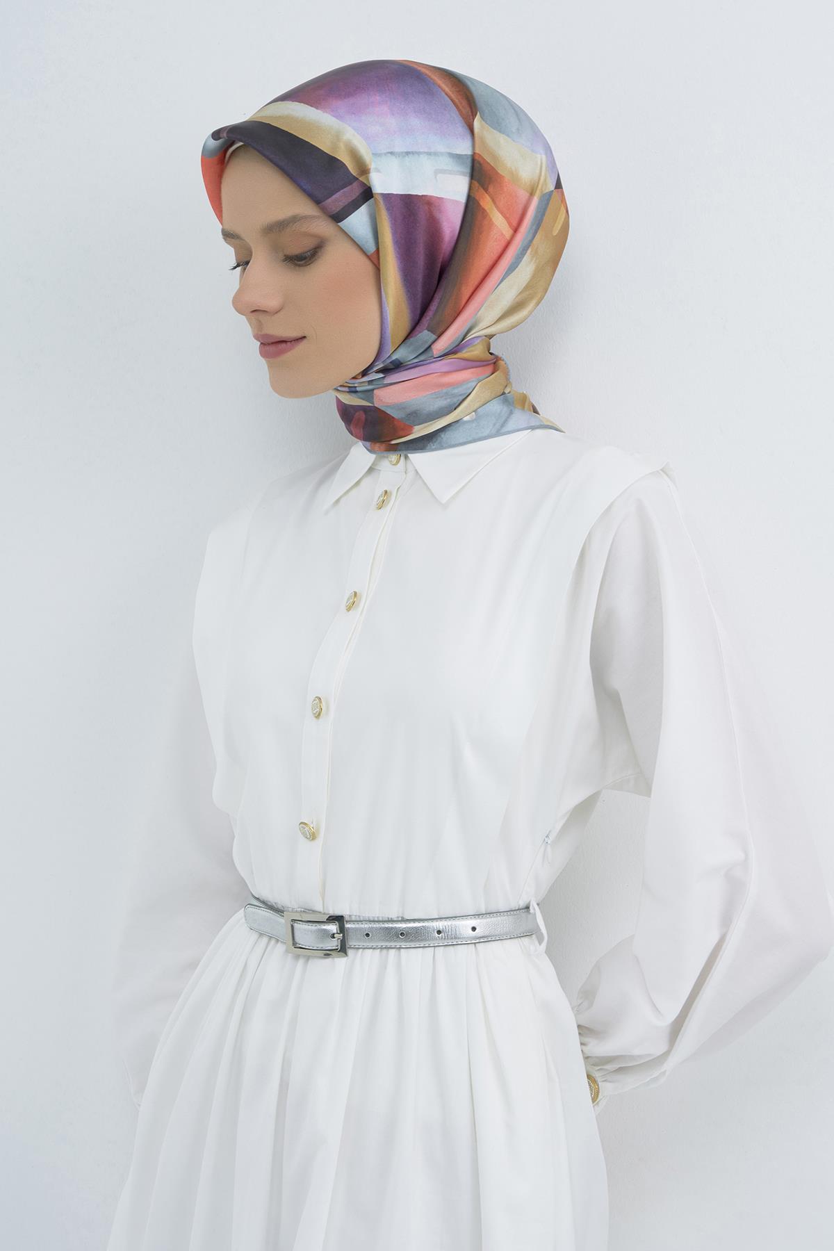 Armine Saten İpek Eşarp 9510D E26YA9510D01-80