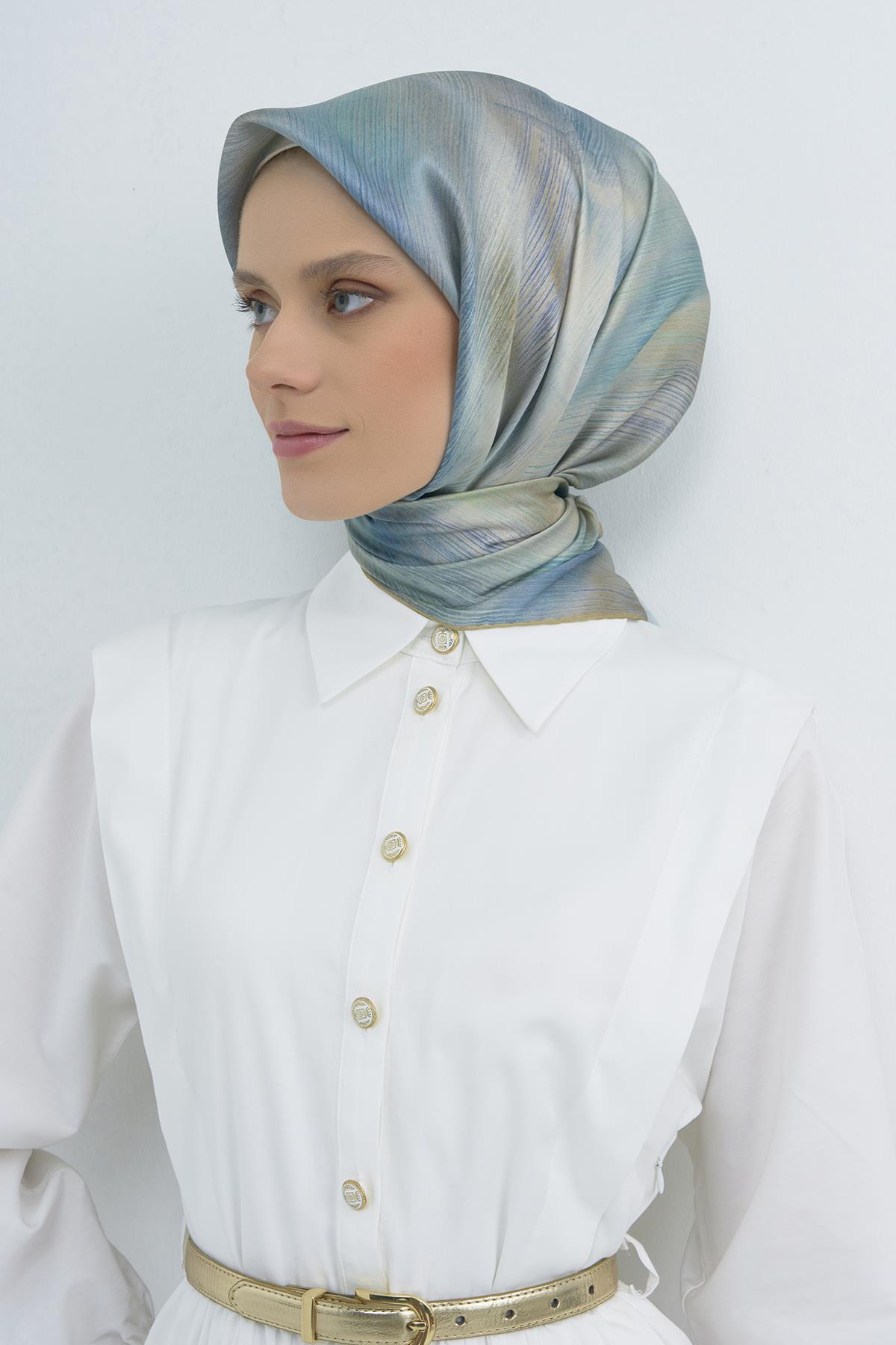 Armine Saten İpek Eşarp 9513D E26YA9513D01-82