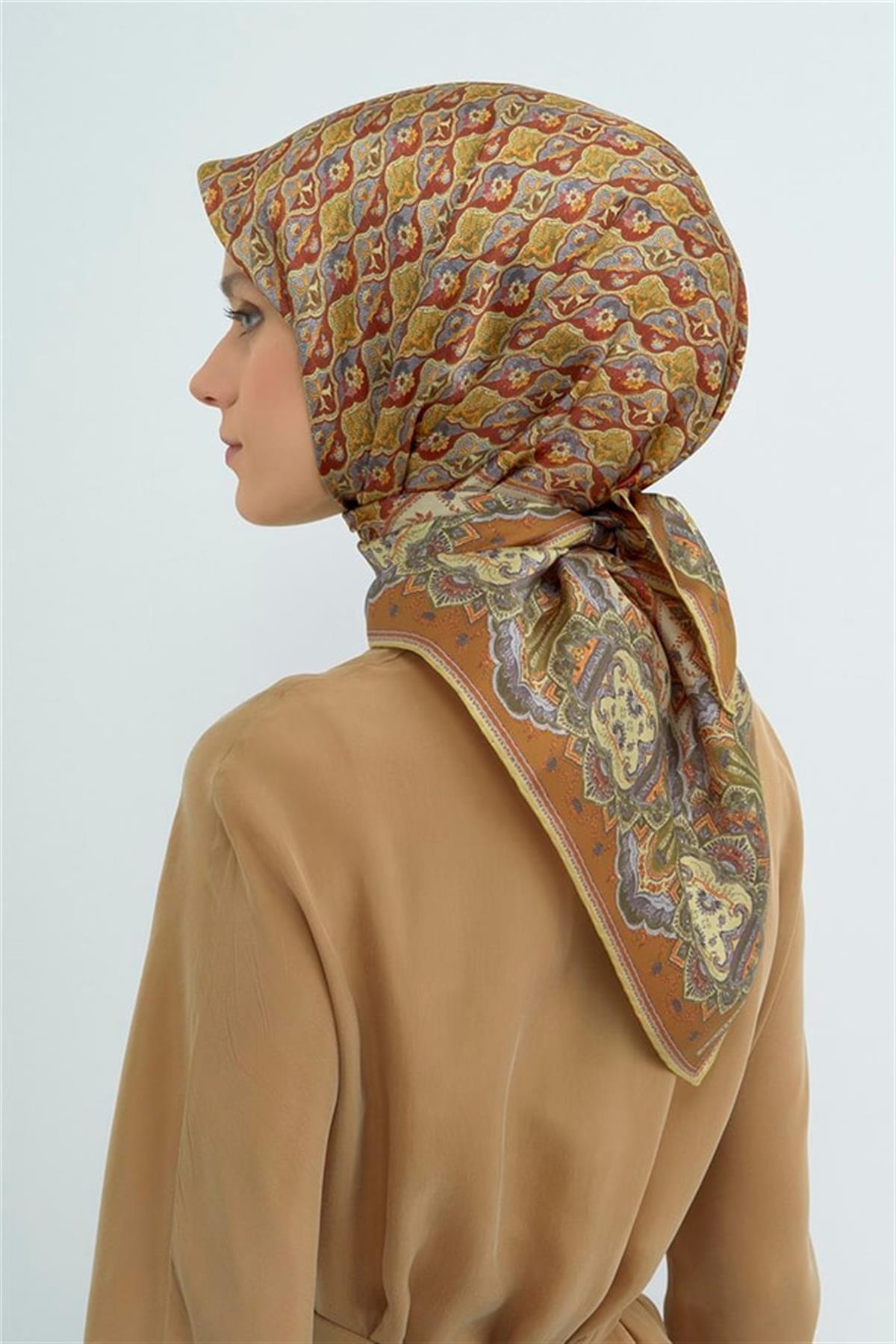 Armine Saten İpek Eşarp 9518D E26YA9518D01-52