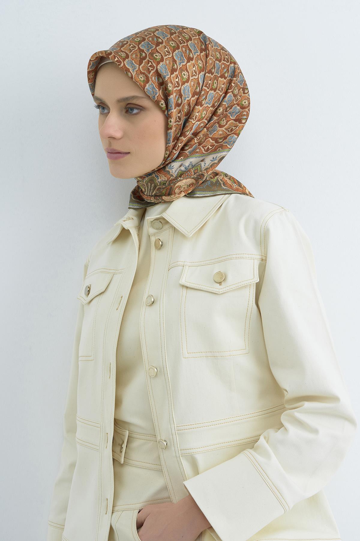Armine Saten İpek Eşarp 9518D E26YA9518D01-51