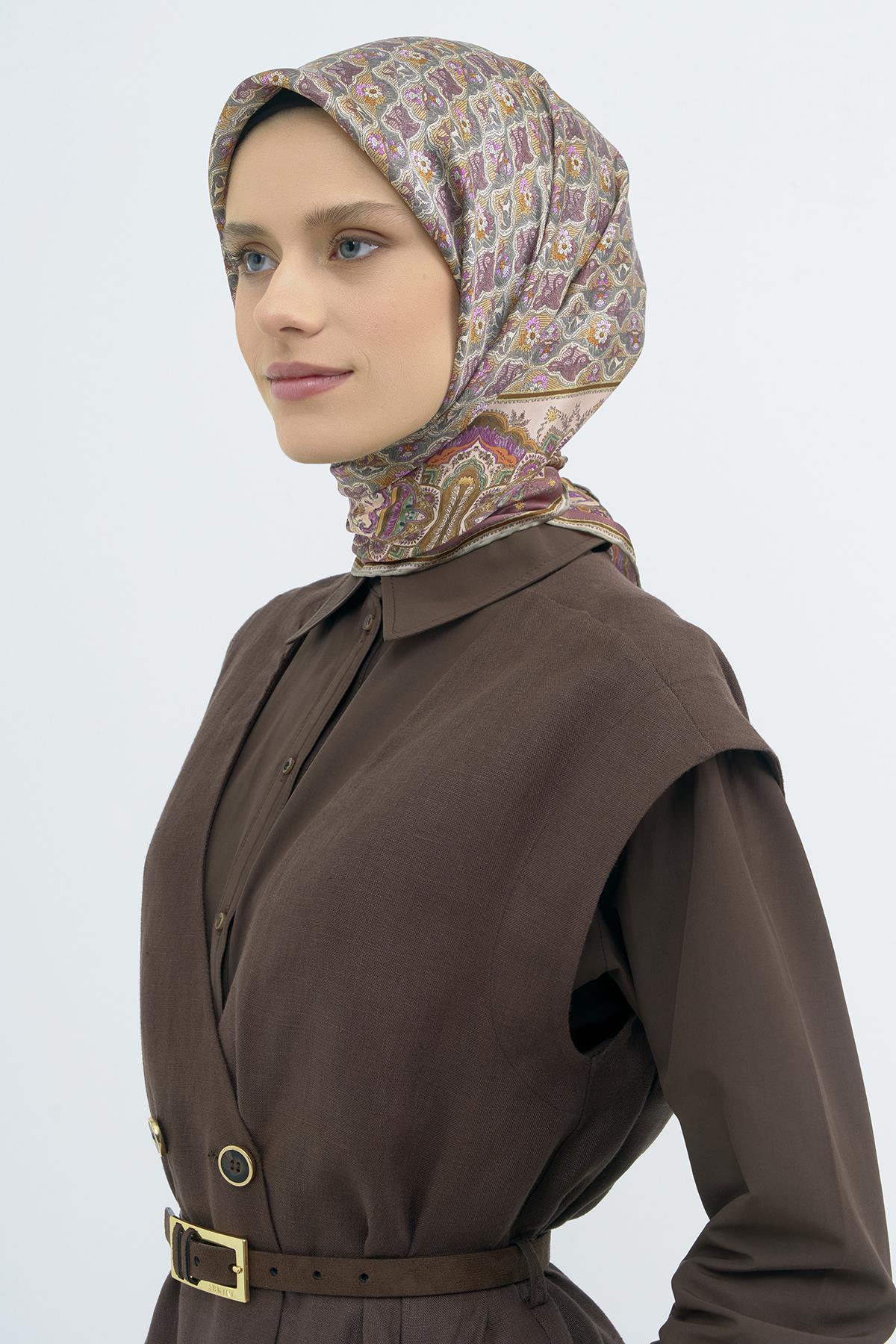 Armine Saten İpek Eşarp 9518D E26YA9518D01-32