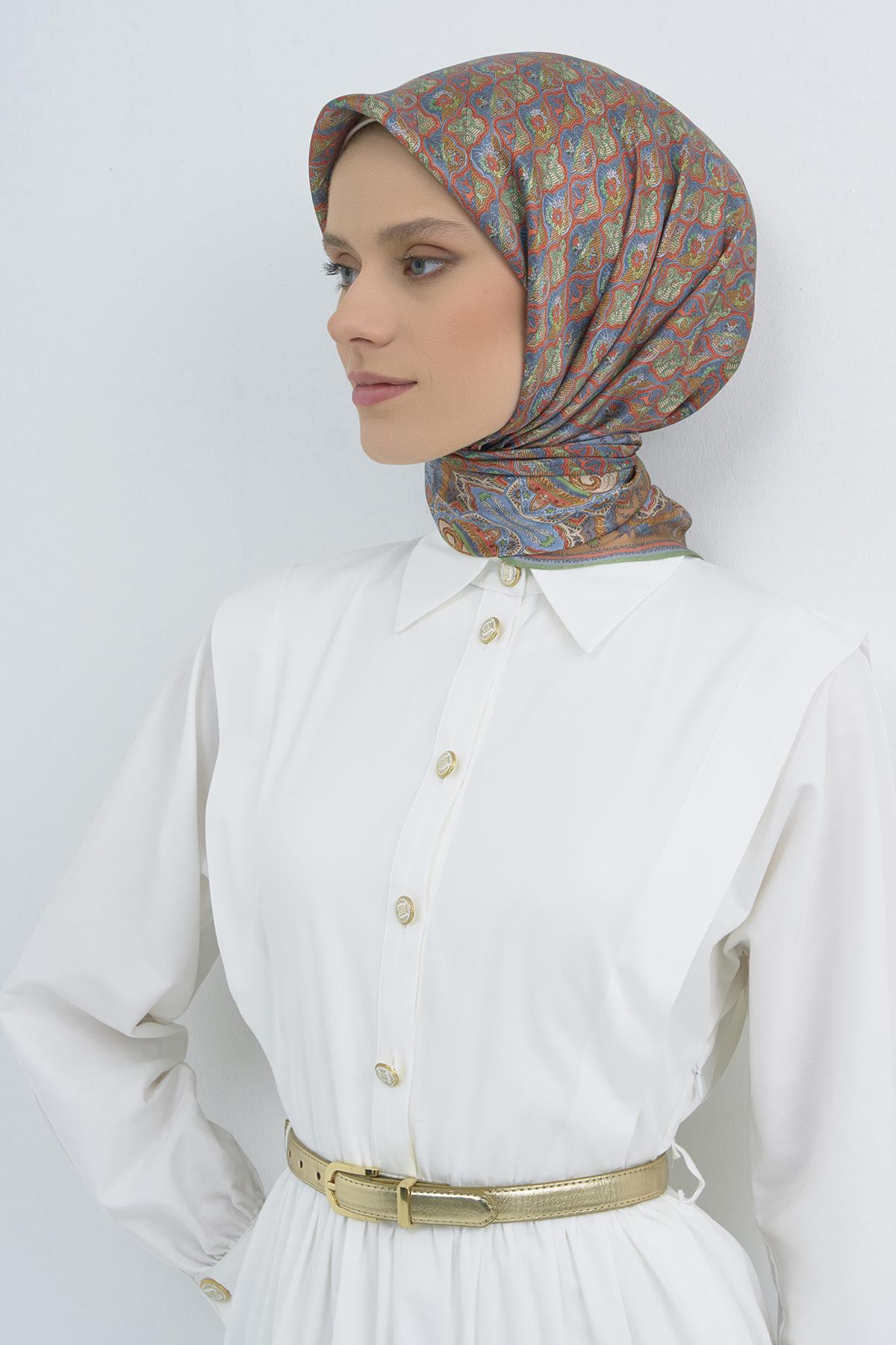 Armine Saten İpek Eşarp 9518D E26YA9518D01-83