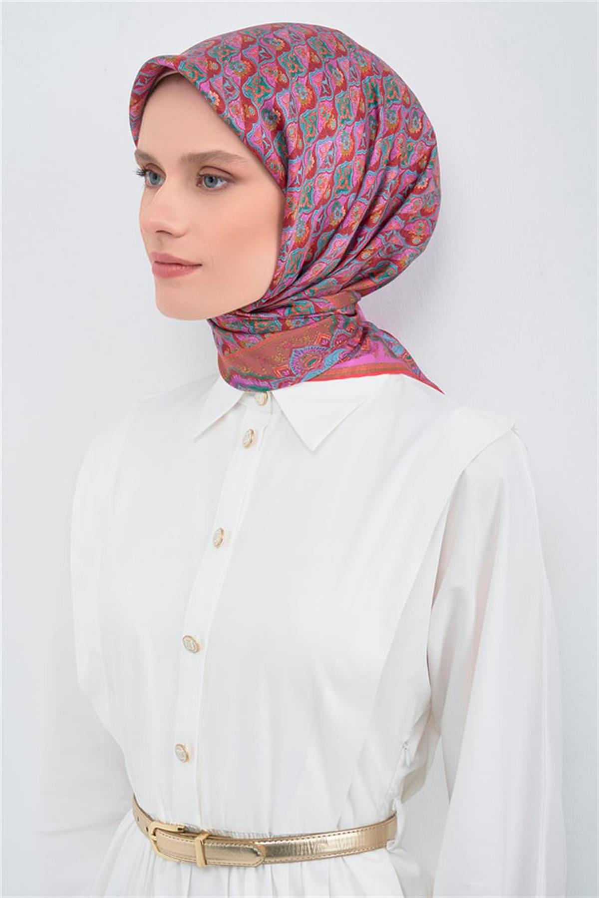 Armine Saten İpek Eşarp 9518D E26YA9518D01-81
