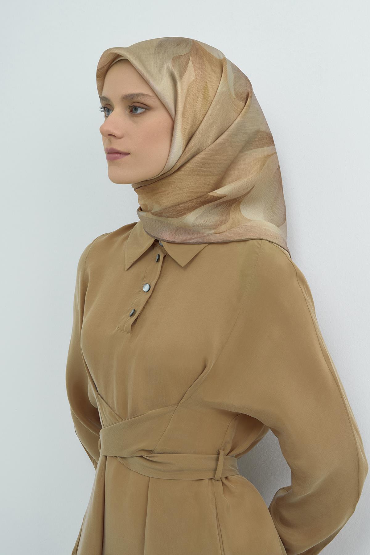 Armine Saten İpek Eşarp 9519D E26YA9519D01-85