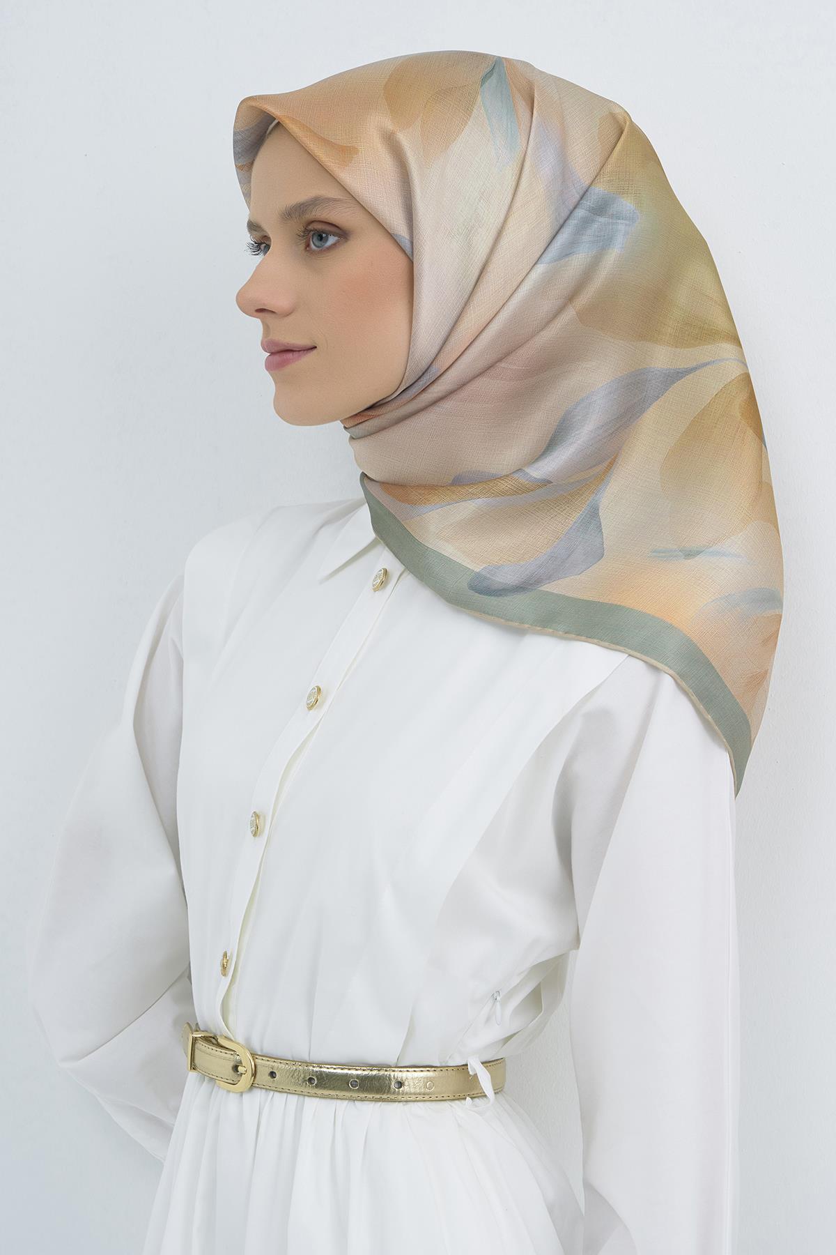 Armine Saten İpek Eşarp 9519D E26YA9519D01-37