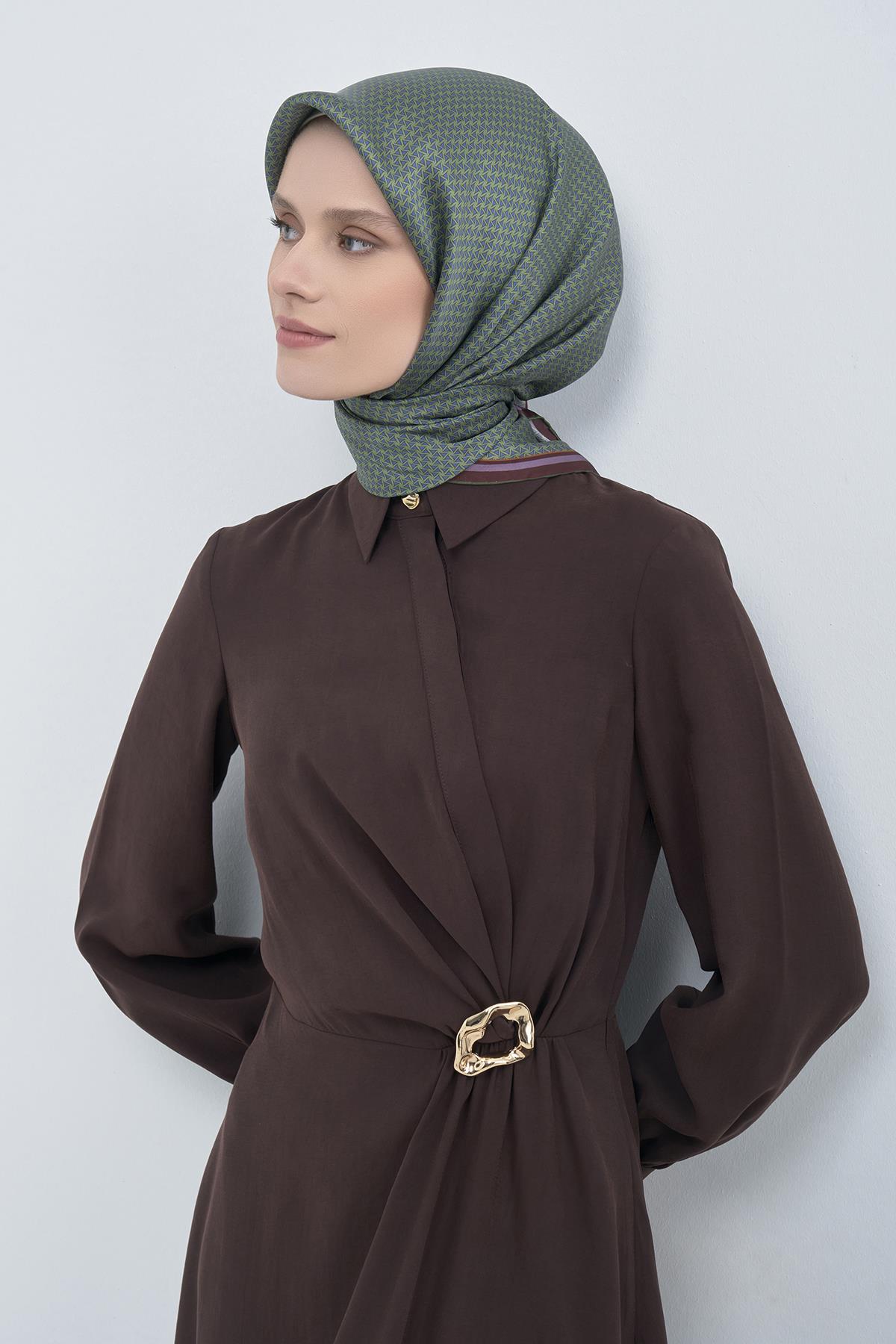 Armine Saten İpek Eşarp 9528D E26YA9528D01-55