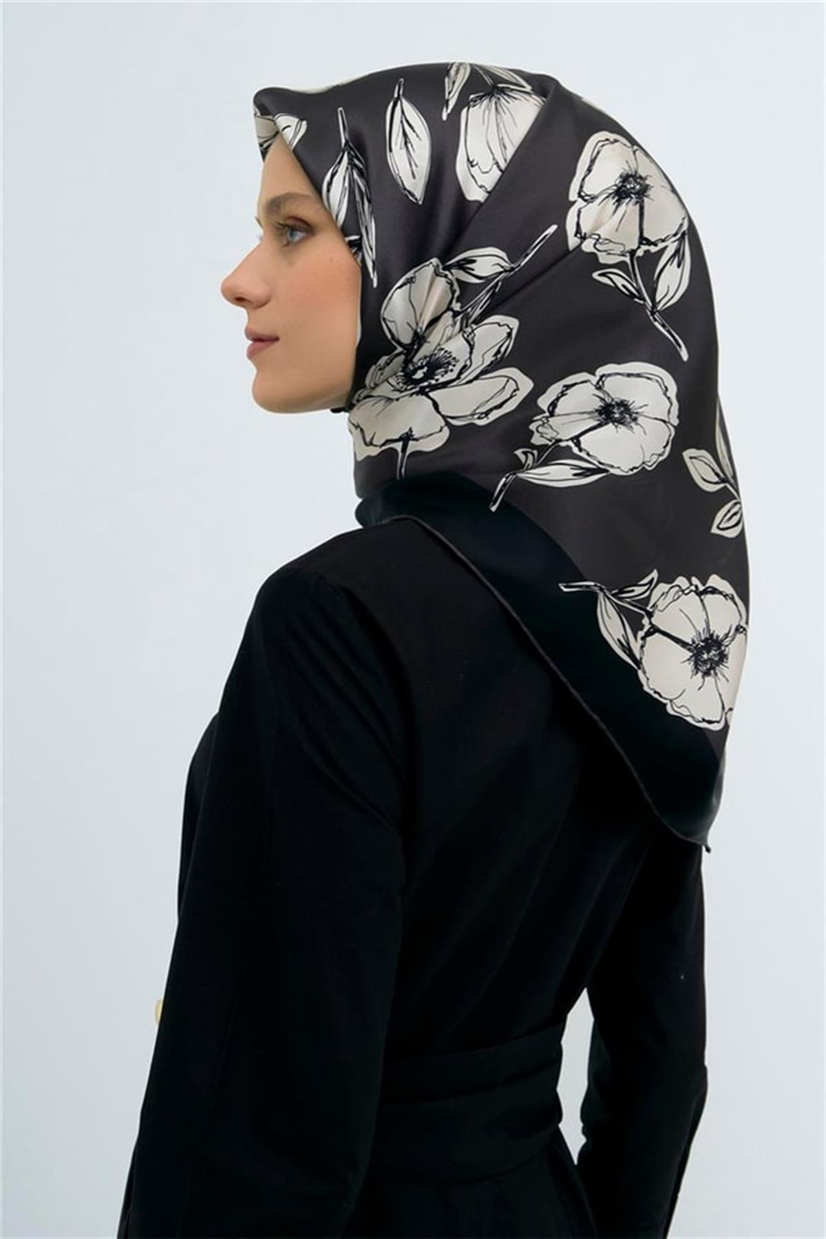 Armine Saten İpek Eşarp 9536D E26YA9536D01-32