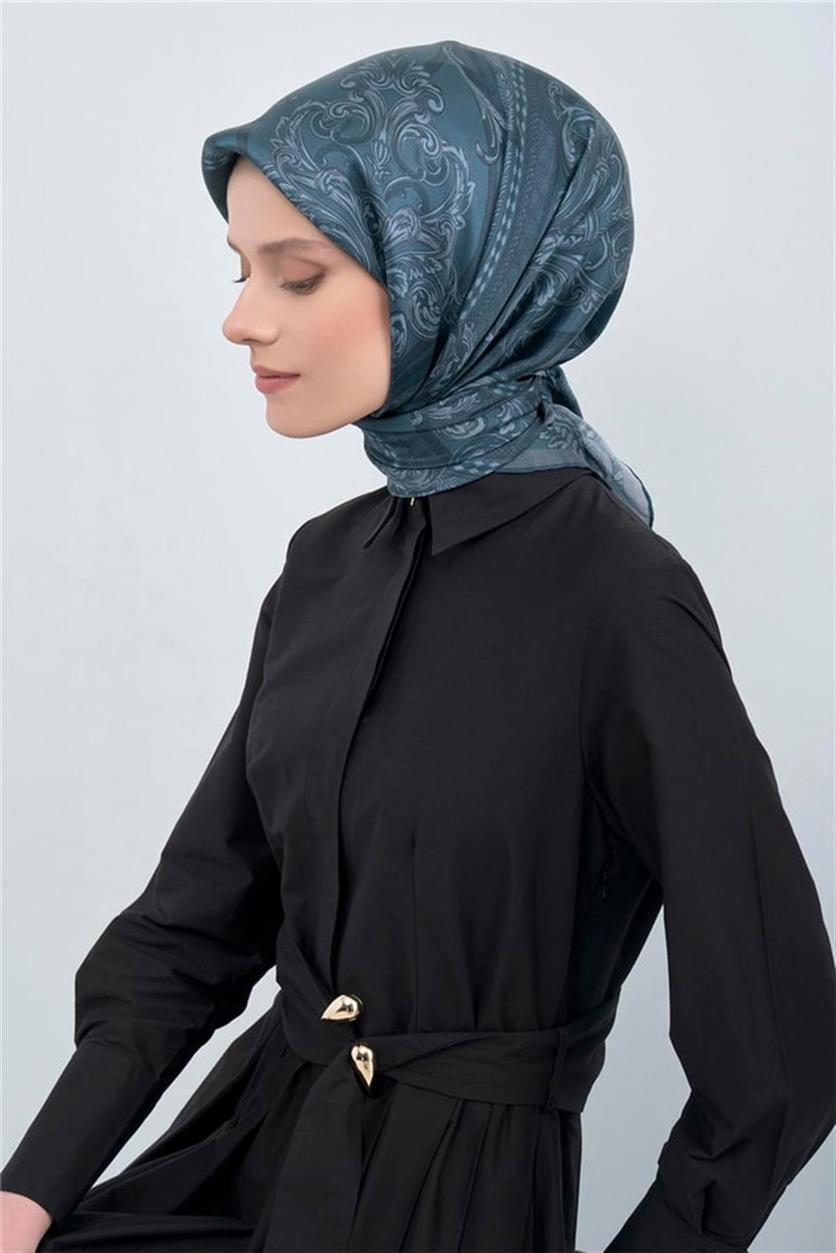 Armine Saten İpek Eşarp 9537D E26YA9537D01-84