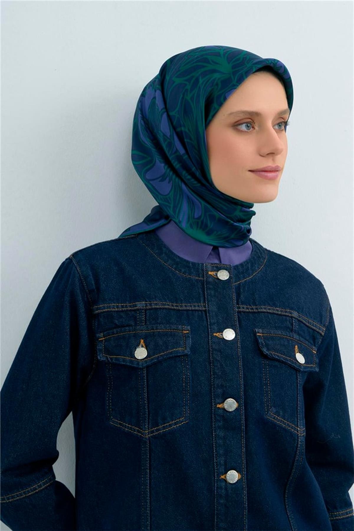 Armine Saten İpek Eşarp 9539D E26YA9539D01-84