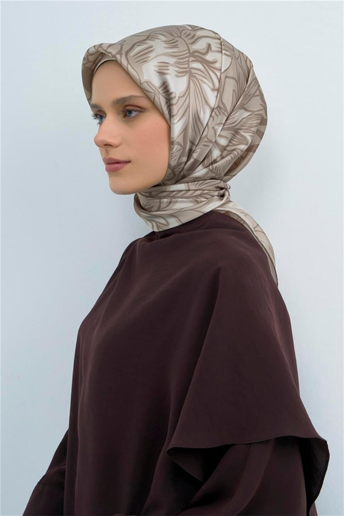 Armine Saten İpek Eşarp 9539D E26YA9539D01-85