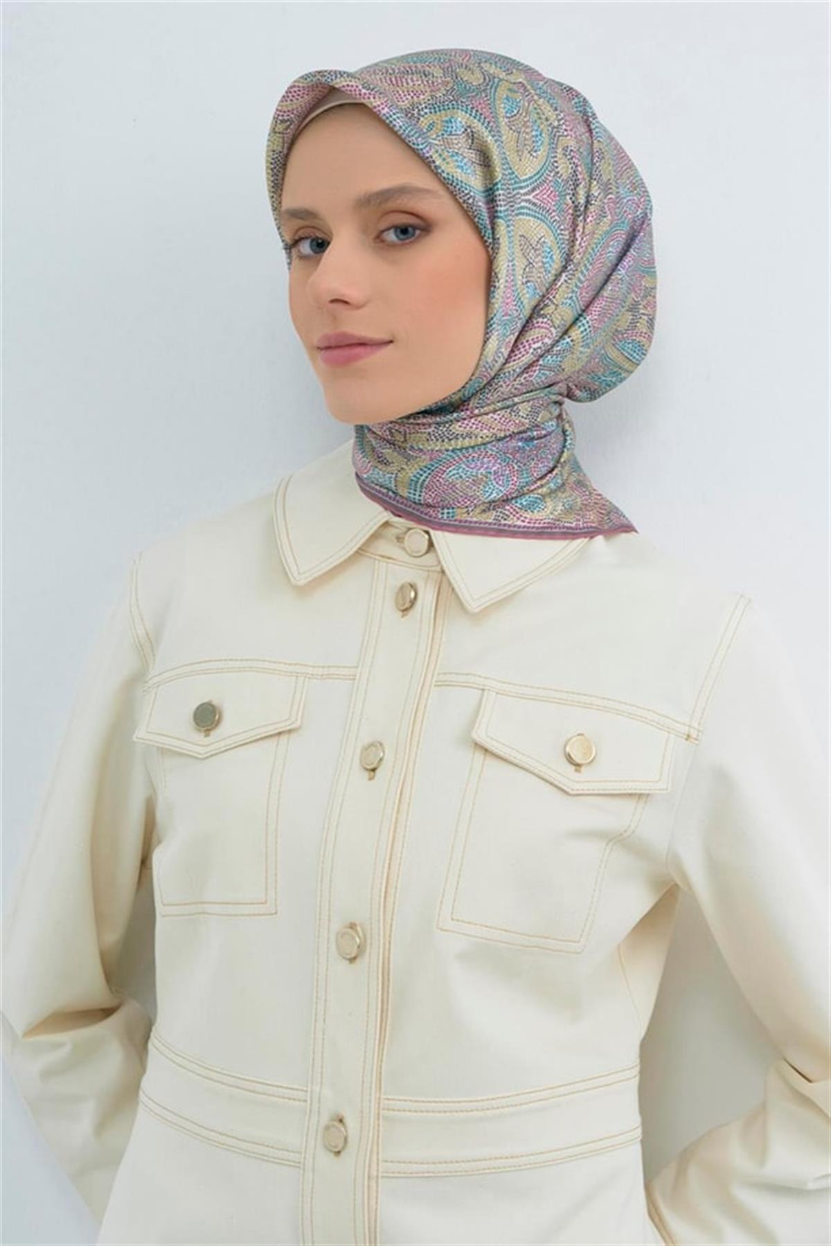 Armine Saten İpek Eşarp 9540D E26YA9540D01-85