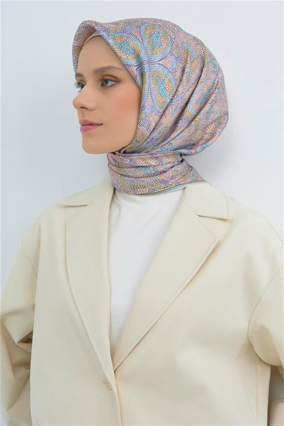Armine Saten İpek Eşarp 9540D E26YA9540D01-33
