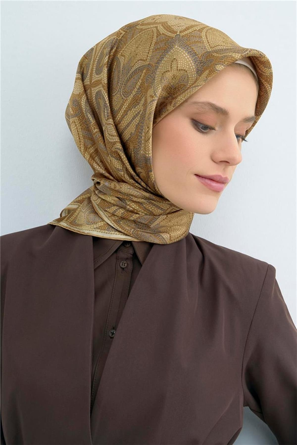Armine Saten İpek Eşarp 9540D E26YA9540D01-05