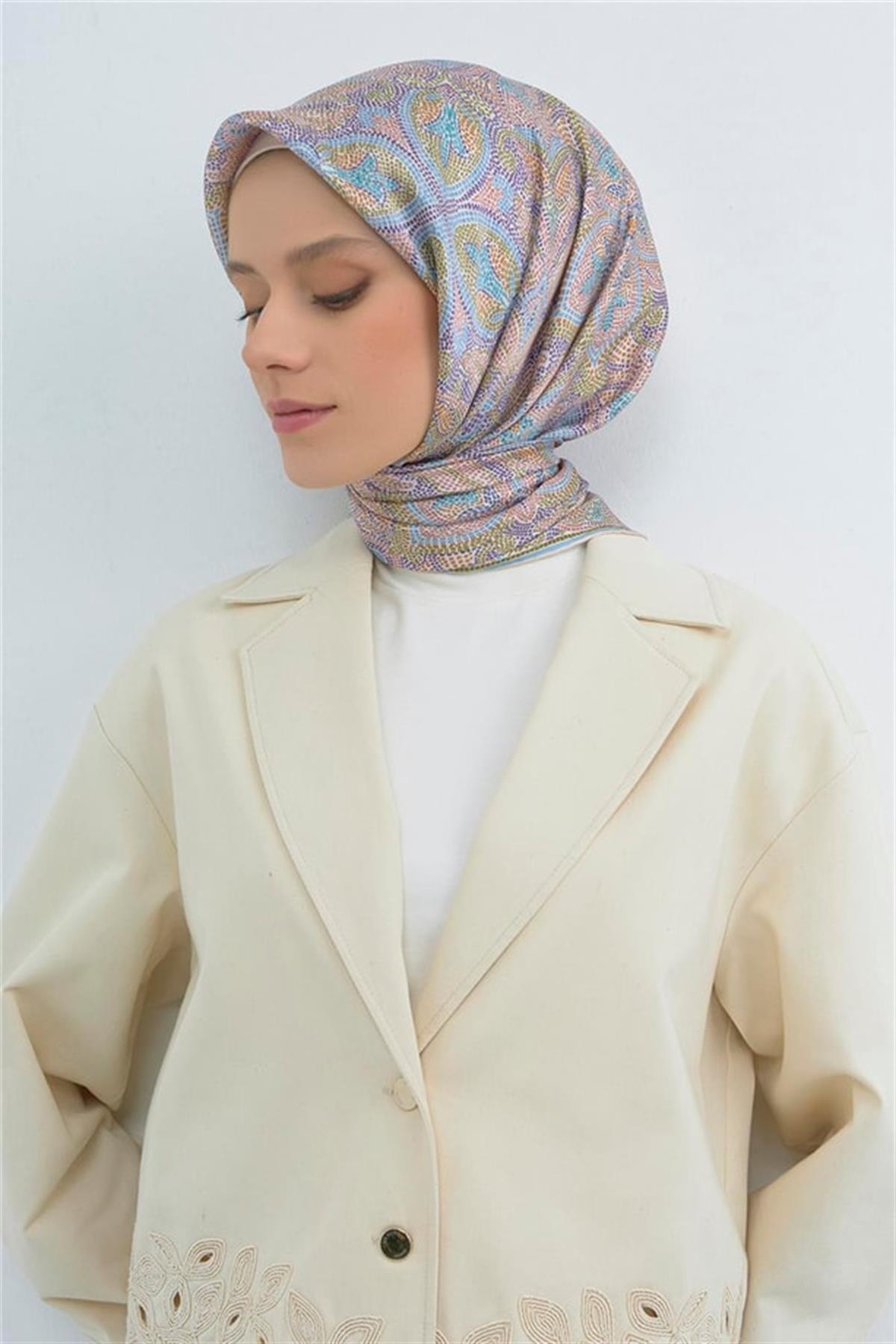 Armine Saten İpek Eşarp 9540D E26YA9540D01-33
